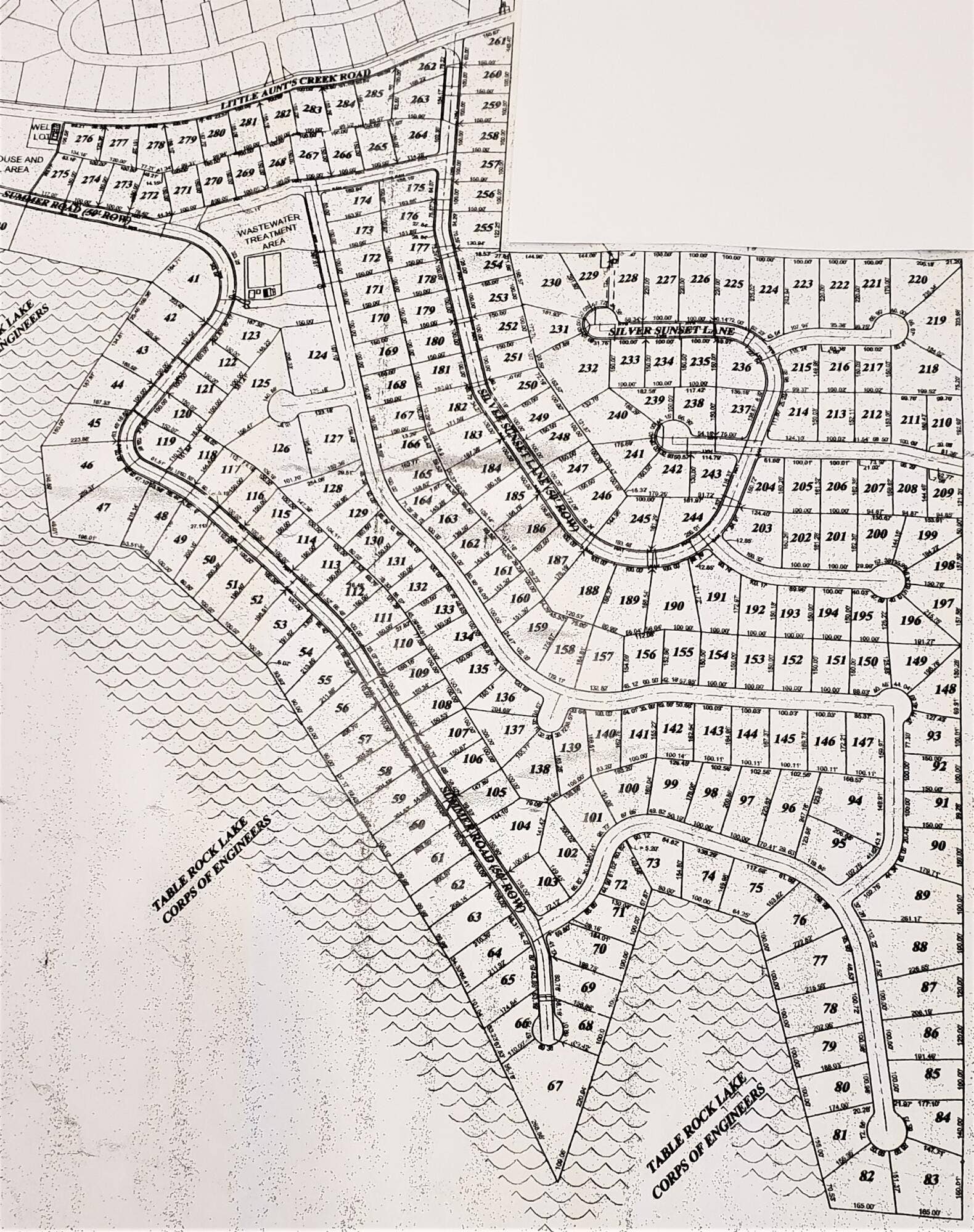 000 Lot 99 Summer Breeze Lane, Kimberling City, MO 65686 Overlook Tract Map