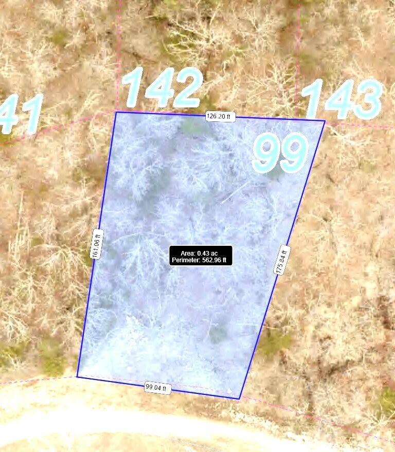 000 Lot 99 Summer Breeze Lane, Kimberling City, MO 65686 Overlook - Lot 99 - Integrity Map