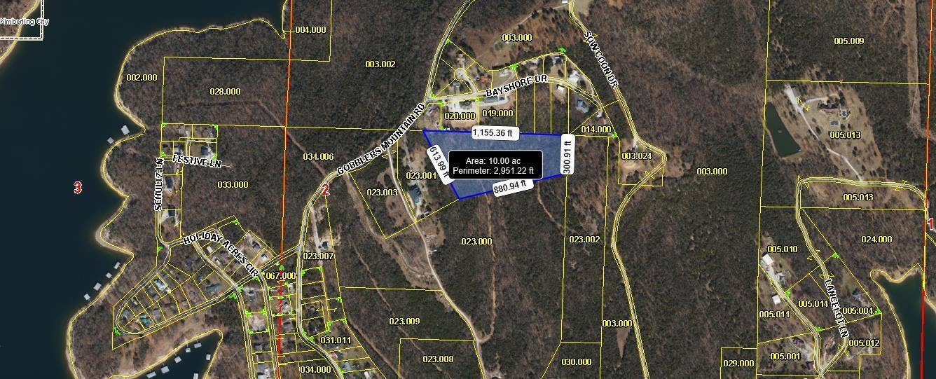 North Lot Gobblers Mountain Road, Branson West, MO 65737 North 10 ac Gobblers Mountain Branson We
