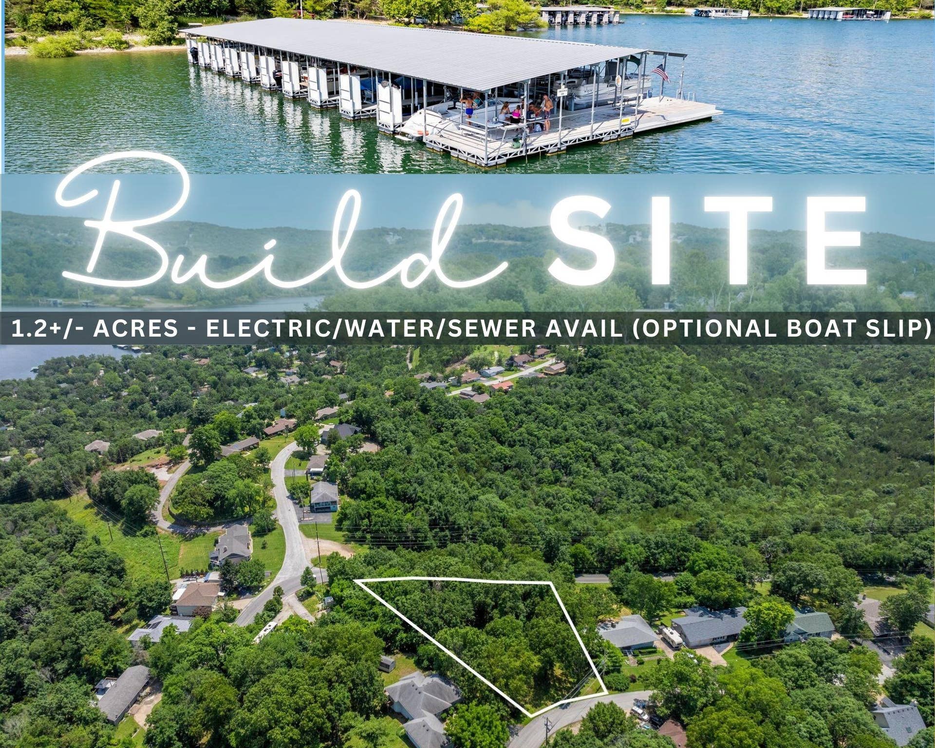 000 Hillcrest Drive, Kimberling City, MO 65686 Table Rock Lake Built Site Acreage
