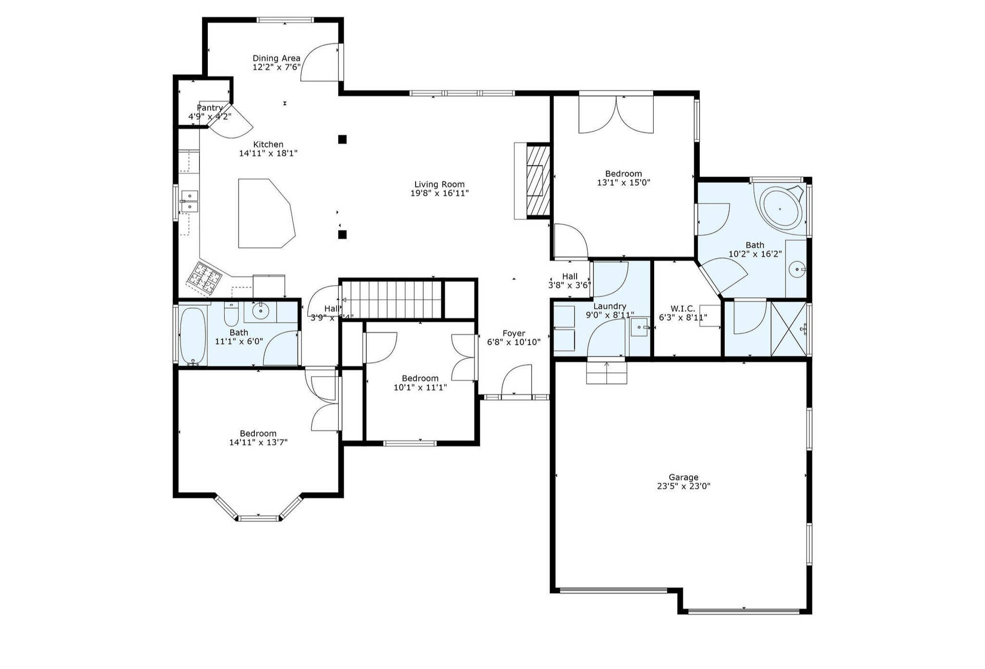 2296 Talking Rocks Road, Branson West, MO 65737 Edited Floorplan Upper