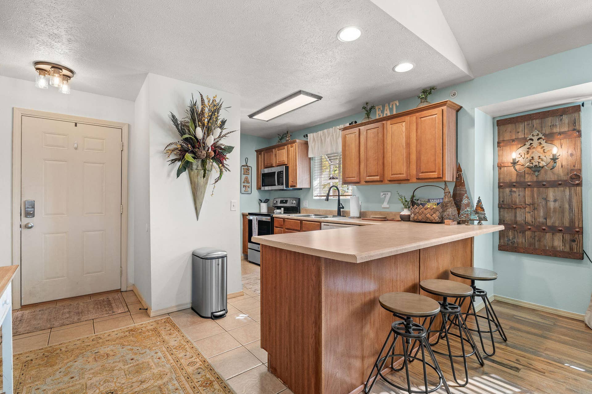 Entry and Kitchen