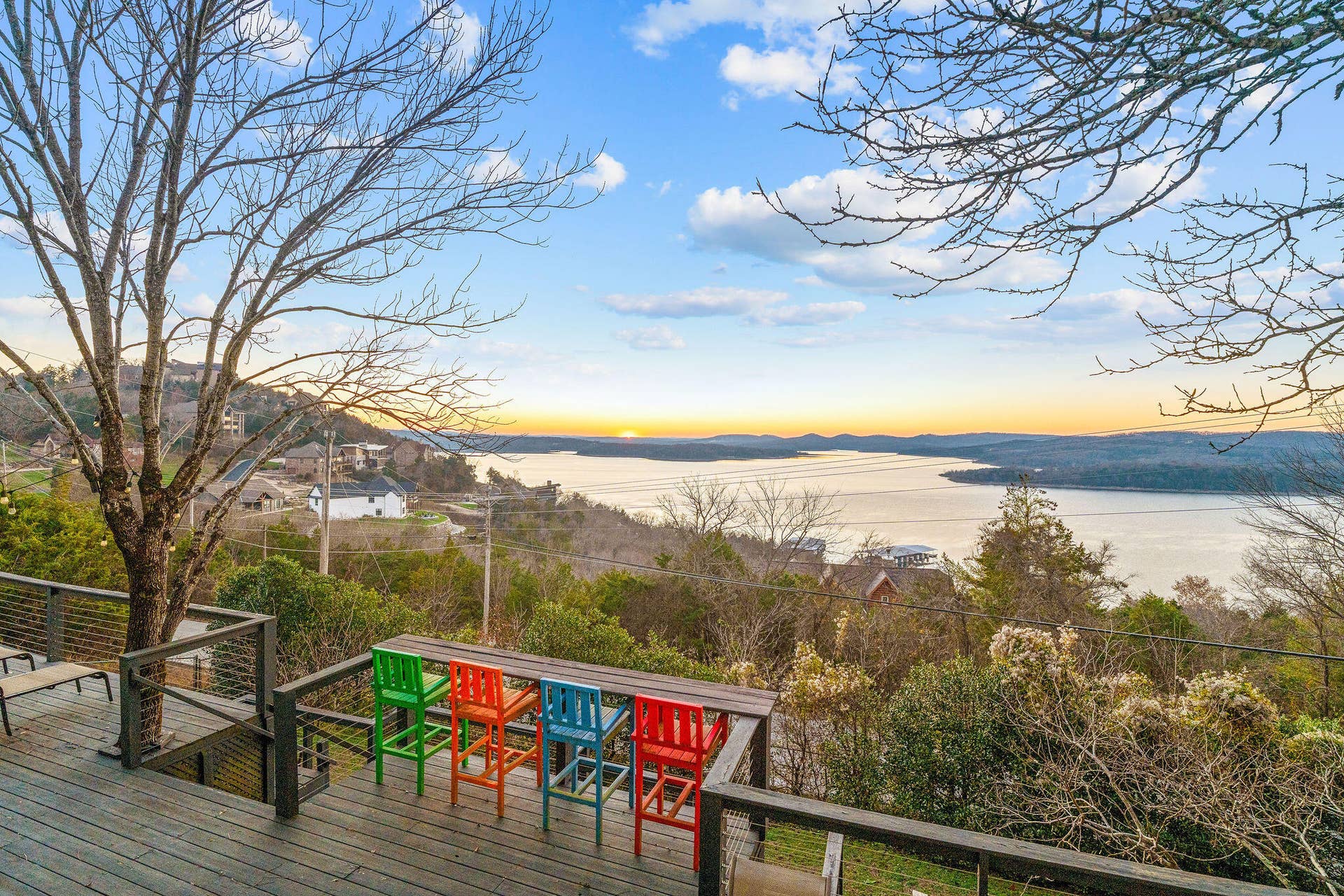 Stunning View from the back porch