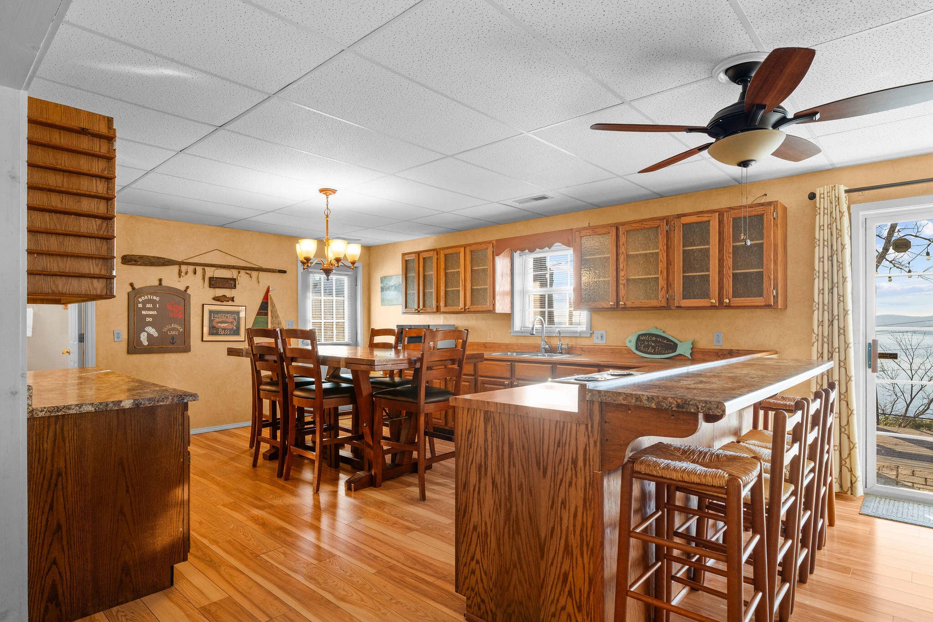 Lower level kitchen