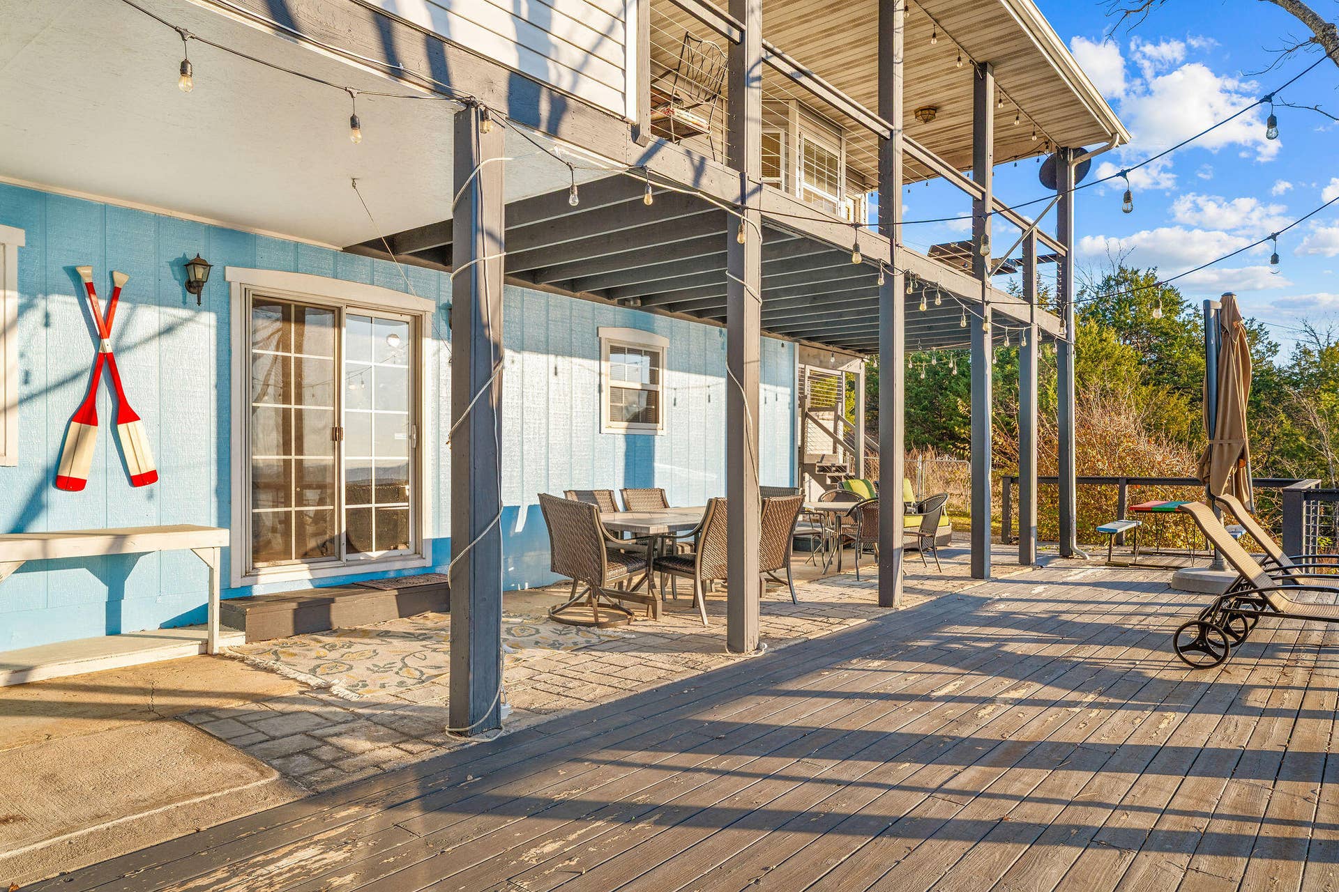 Rear deck