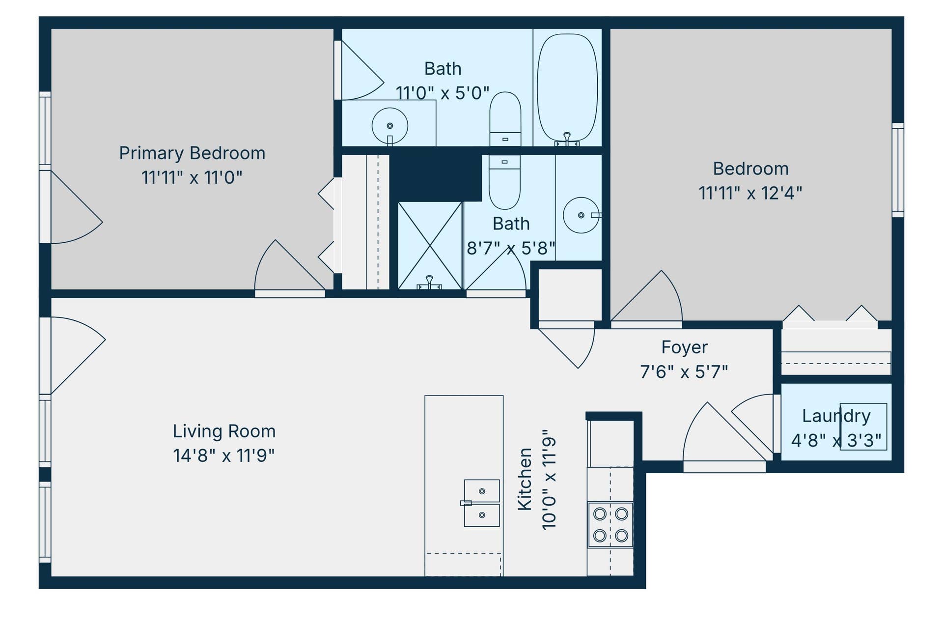 550 Notch Lane, #8, Branson West, MO 65737 2-all_floors_550_notch_lane_8_branson_we