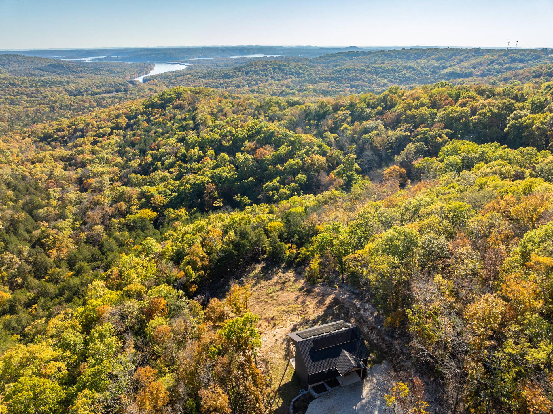 157 Rollin Pt, Branson West, MO 65737 Aerial View Timber