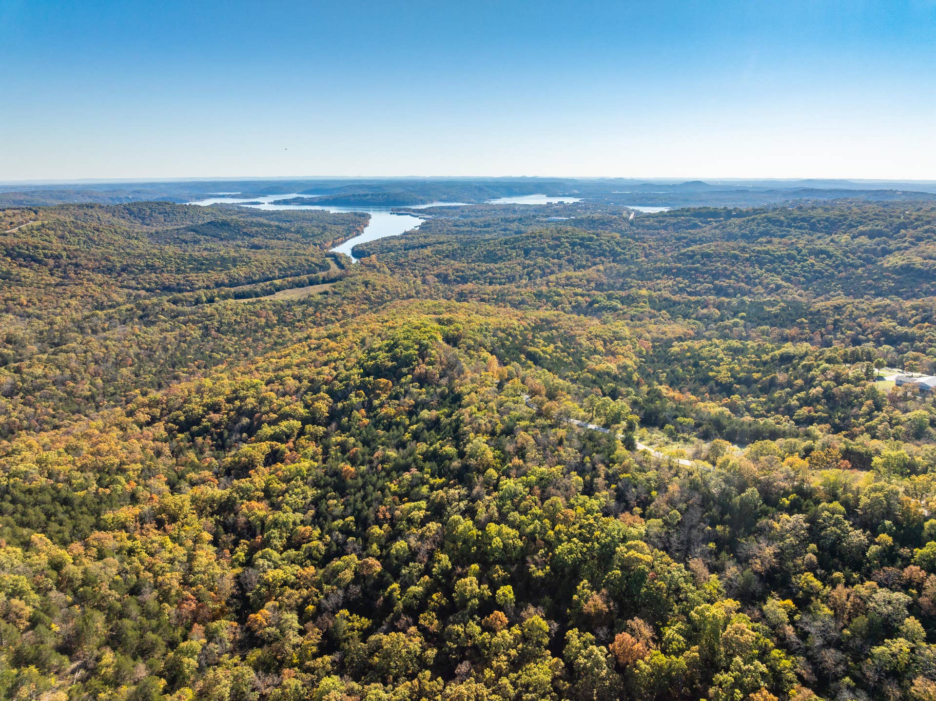 157 Rollin Pt, Branson West, MO 65737 Aerial View Timber