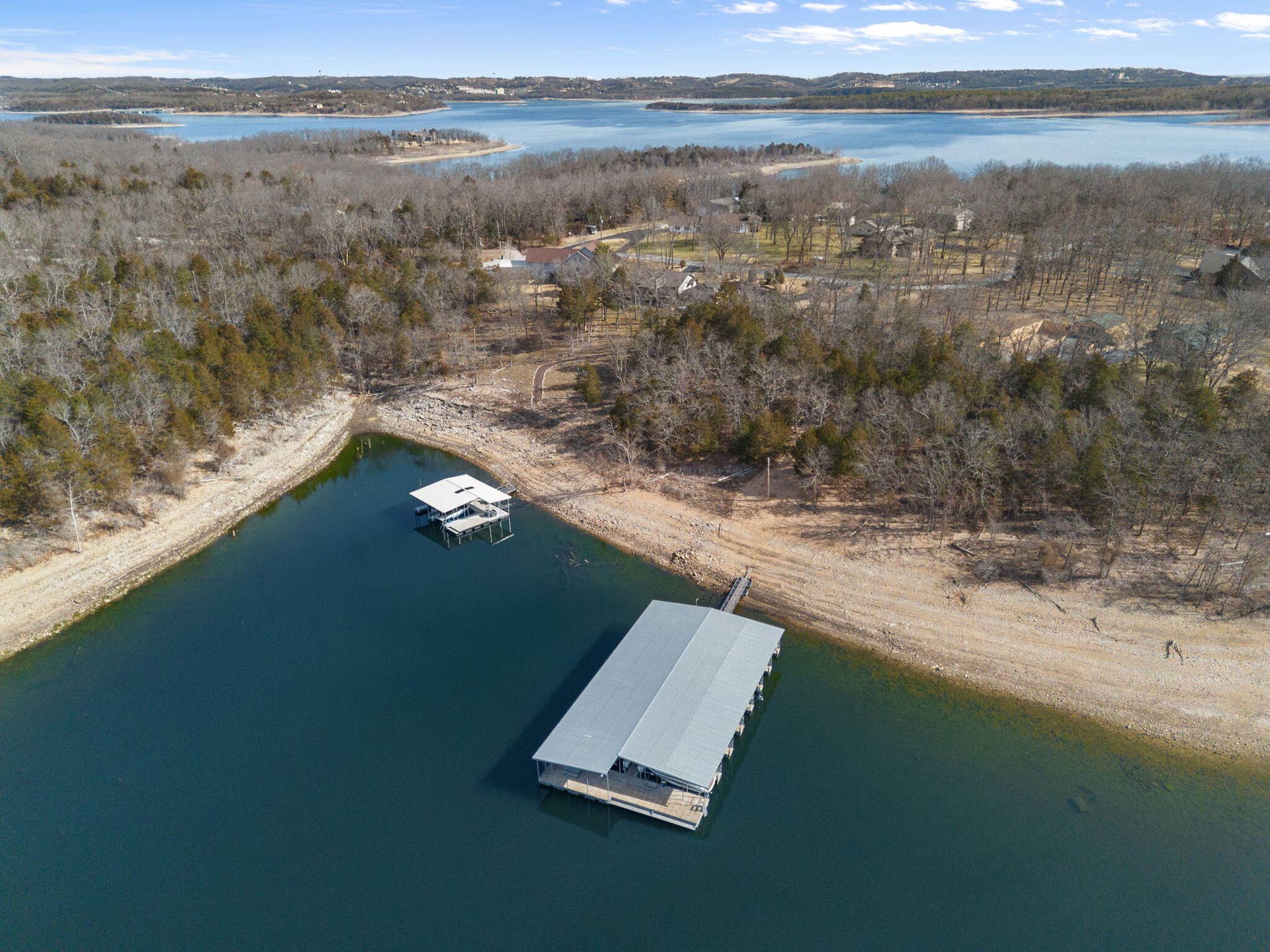 Table Rock Lake View Home Boat Slip