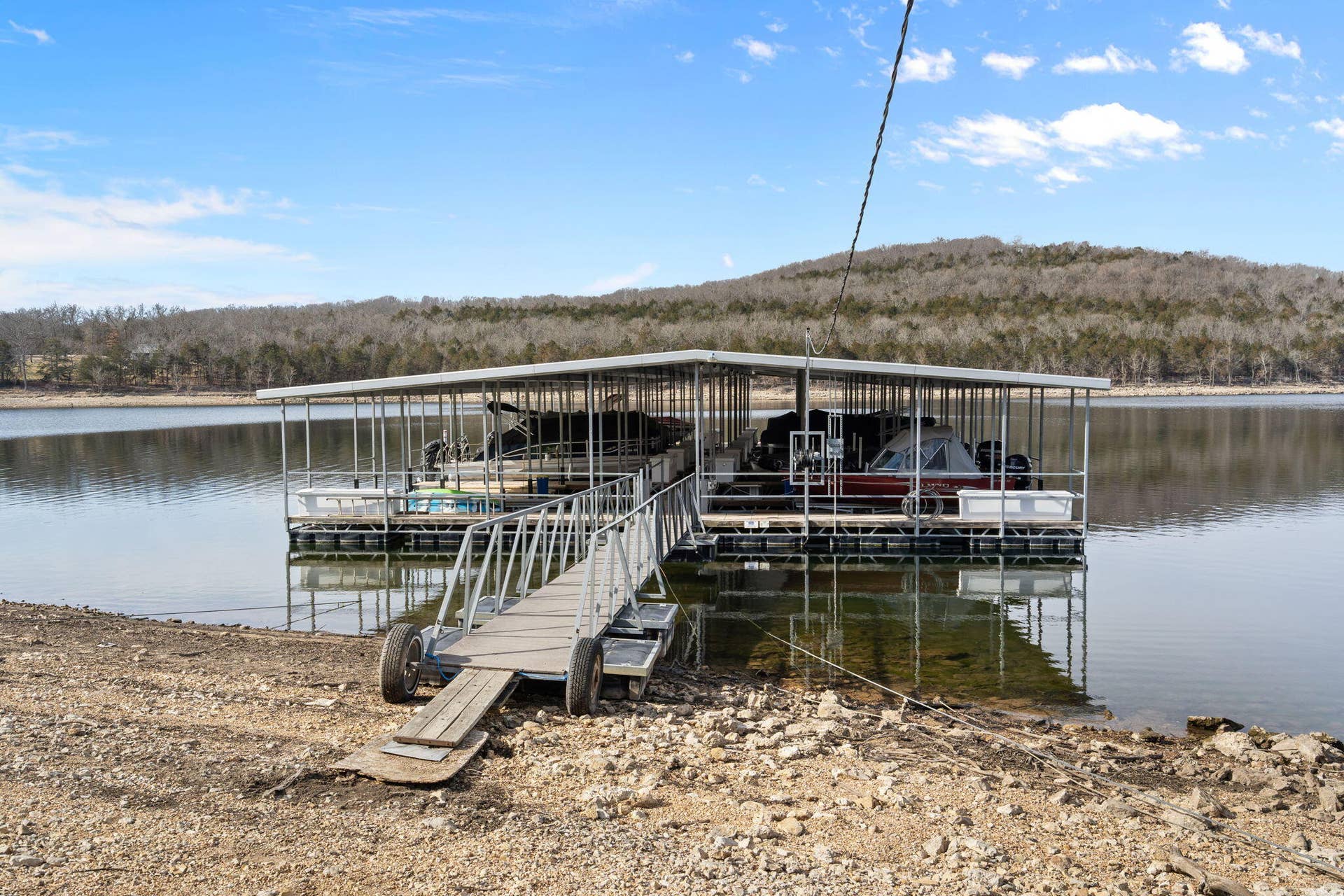 Table Rock Lake View Home Boat Slip