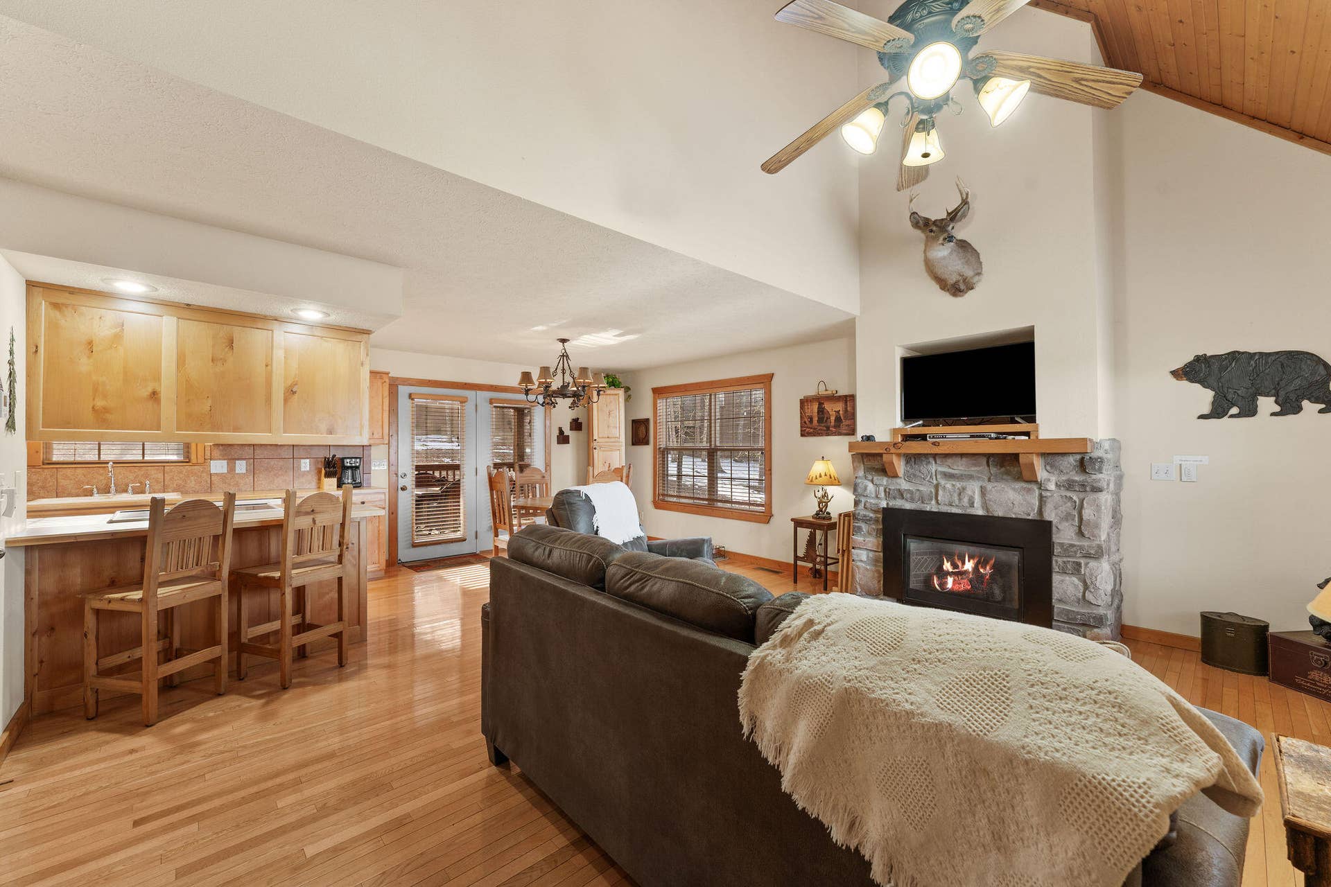 Living Room to Kitchen & Dining