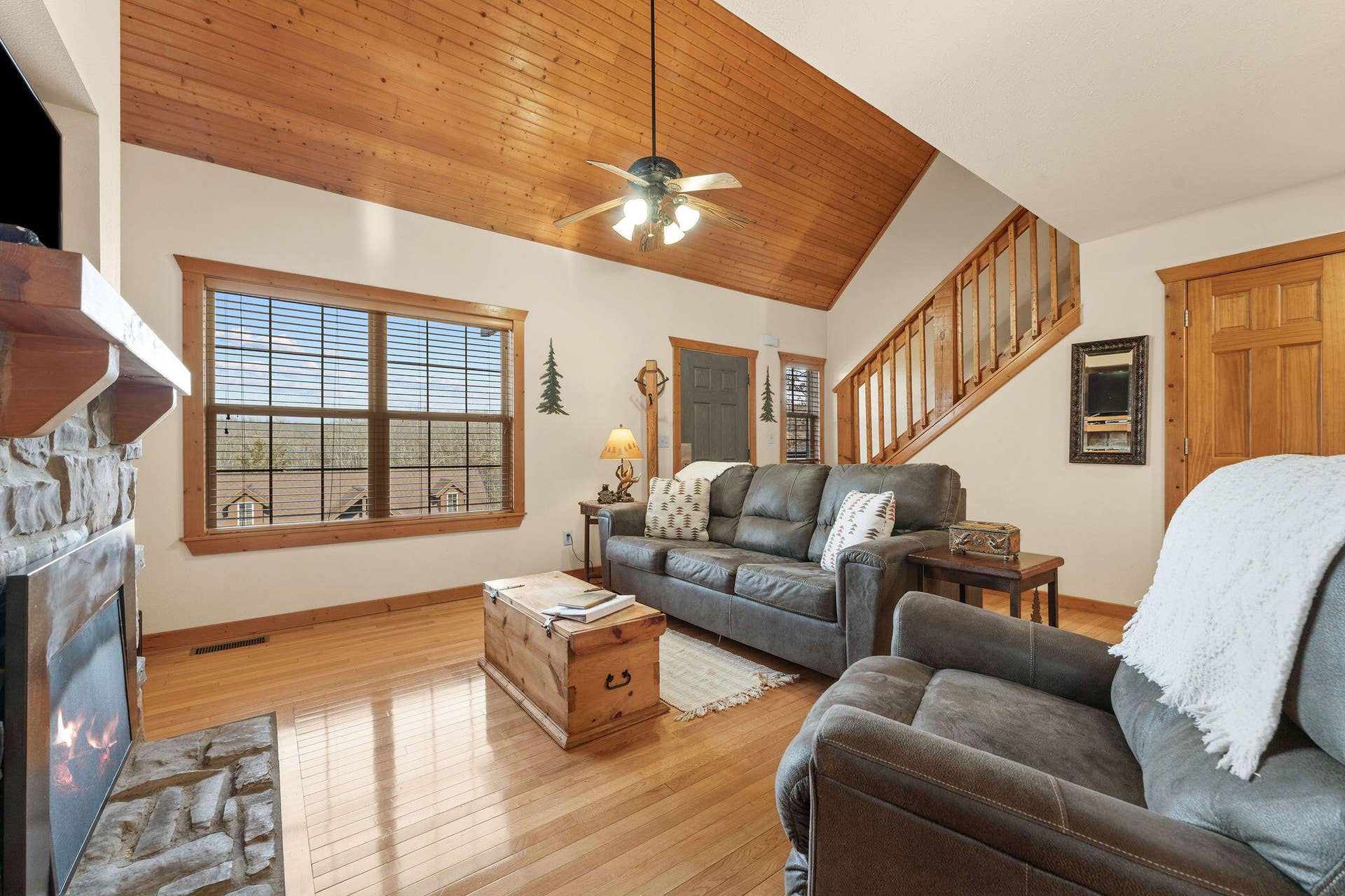 Living Room to Front Door