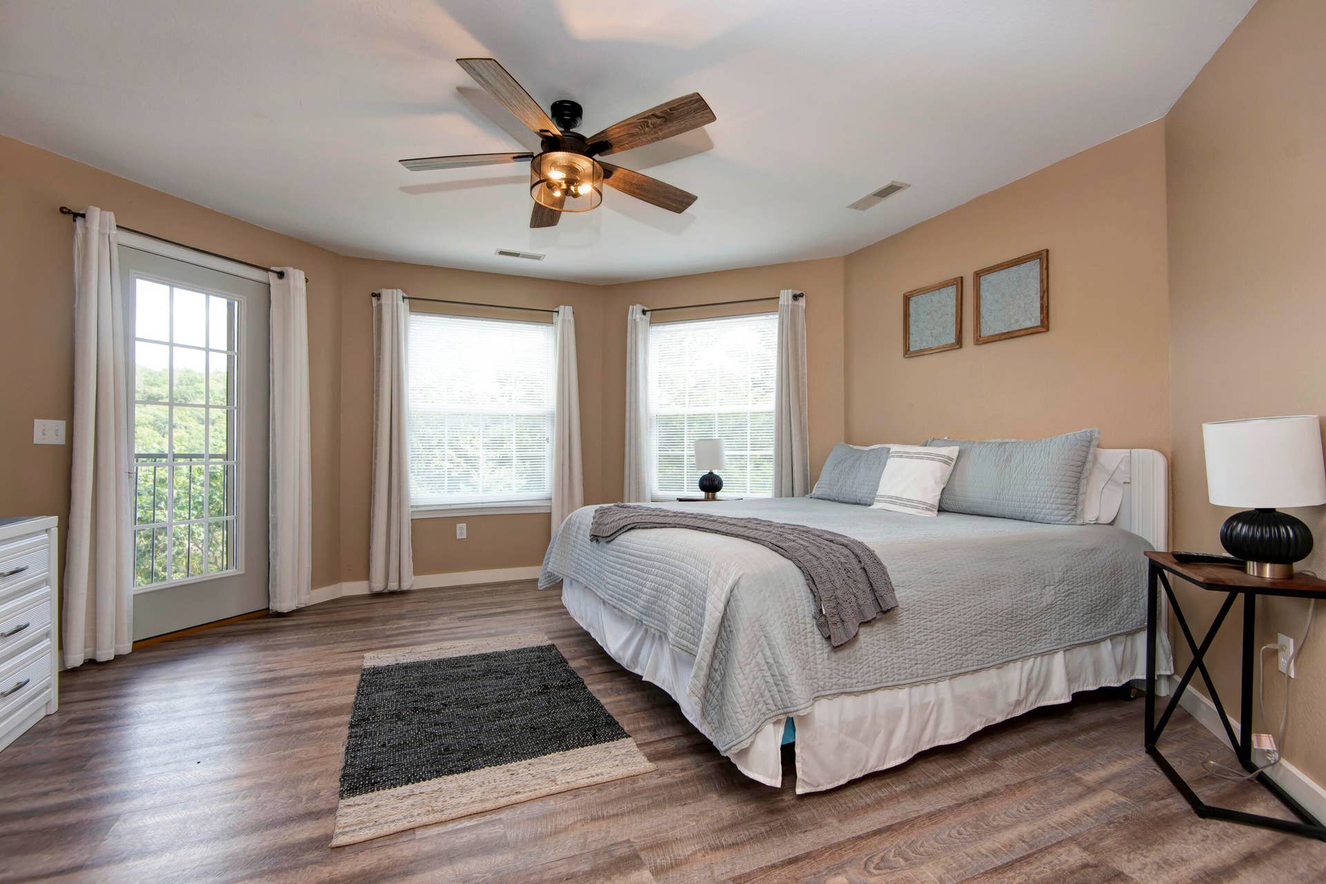 Main Bedroom has access to the deck