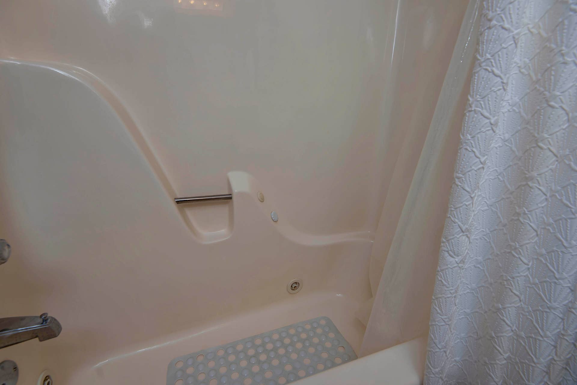 Bedroom 2 has a tub/shower