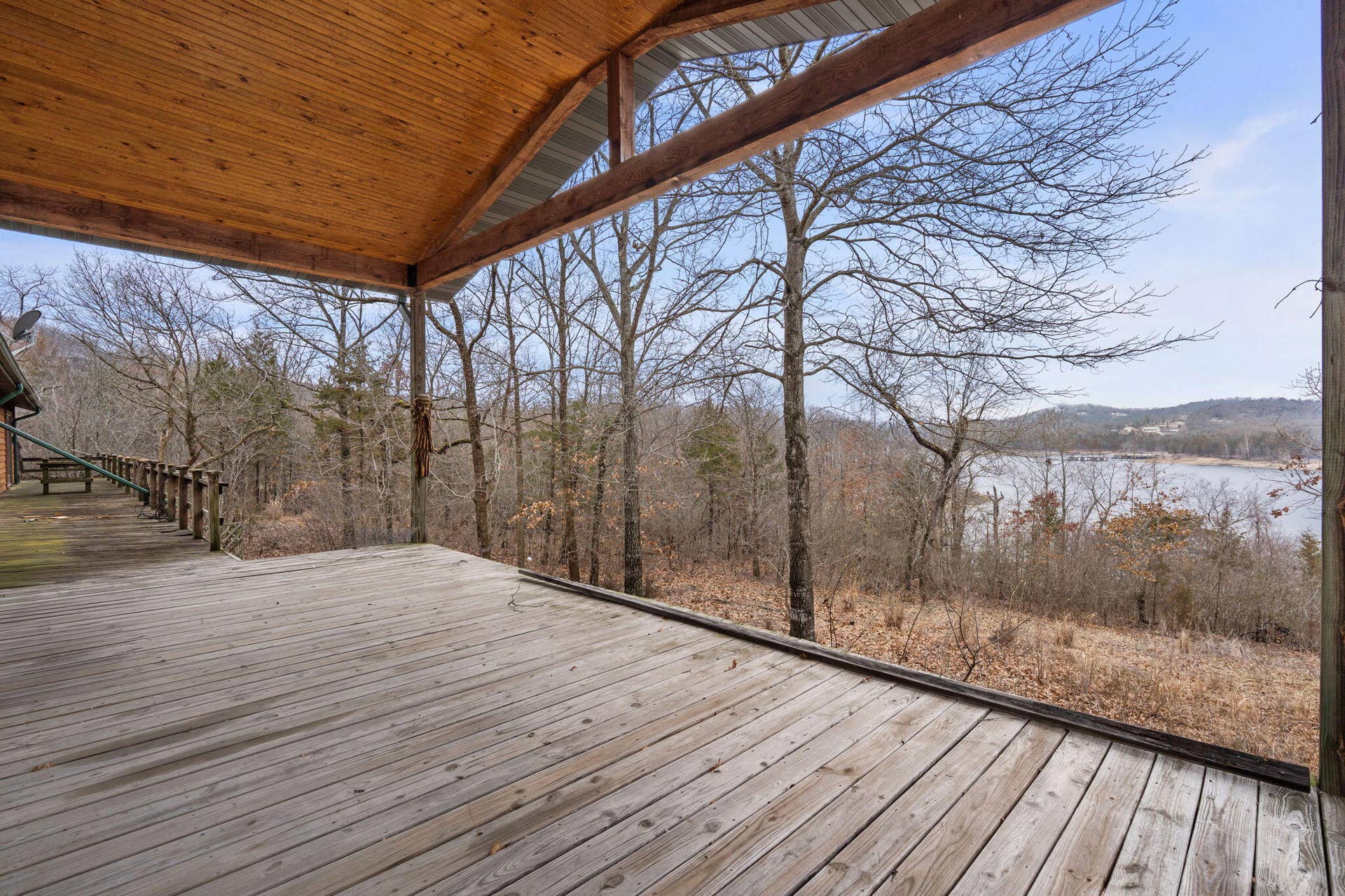 Large Covered Rear Deck