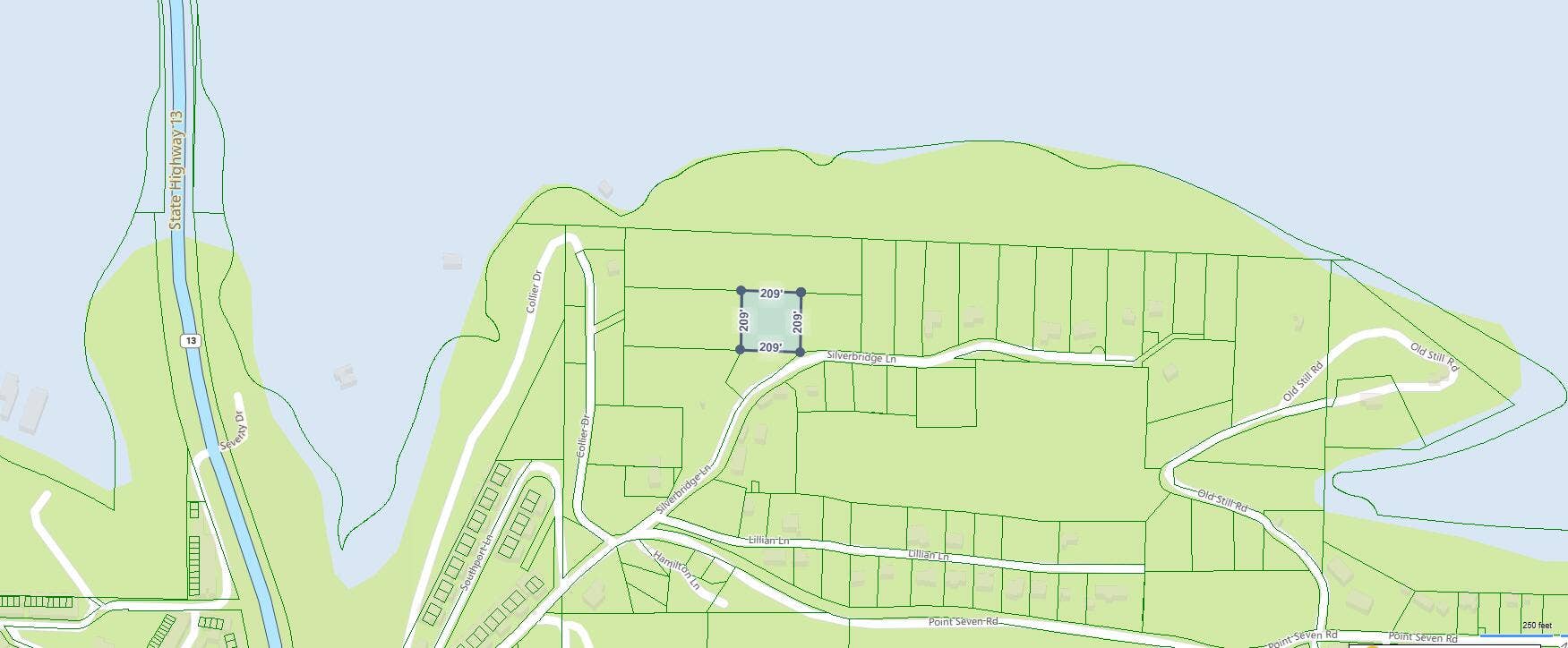 Tbd Silverbridge Lane, Kimberling City, MO 65686 Lot measurements and location