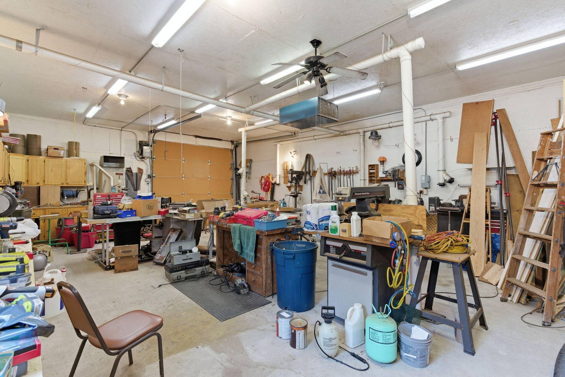 Interior woodshop