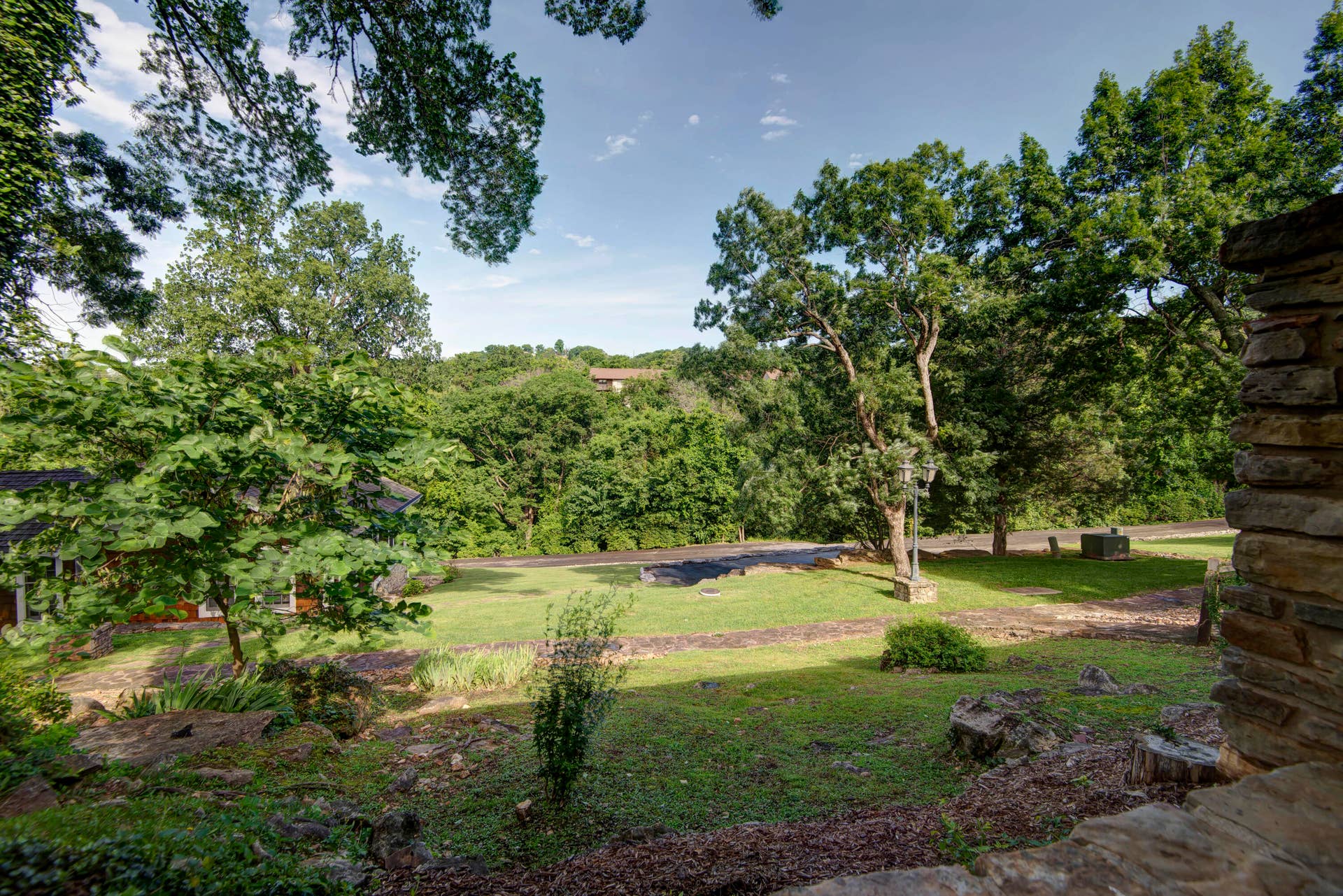Manicured grounds