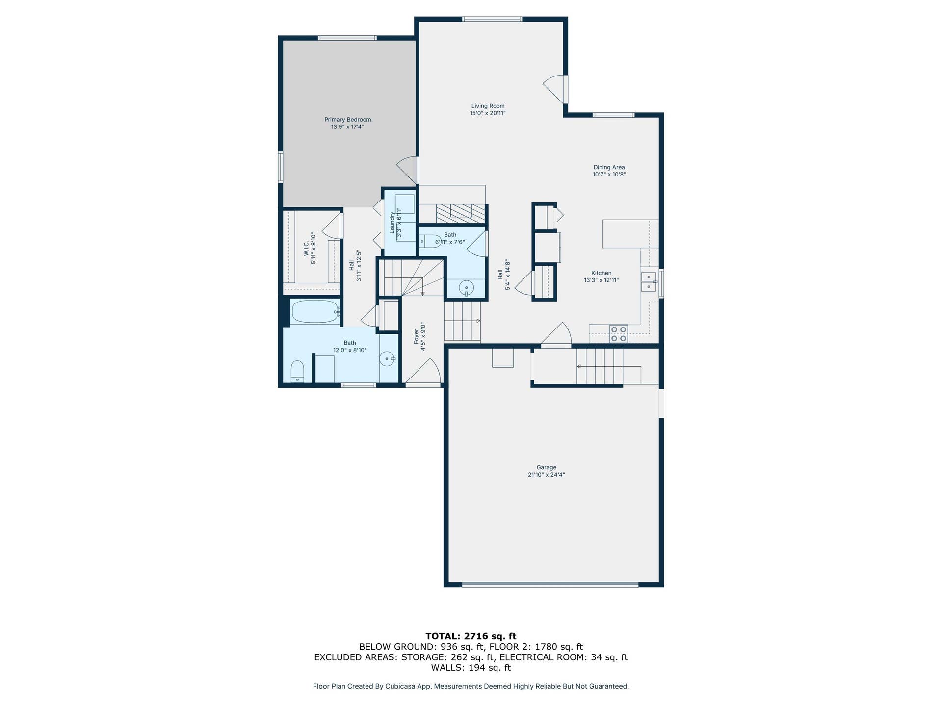 175 Canyon Forest Circle, Kimberling City, MO 65686 175-Canyon-Forest-Main Level Floorplan