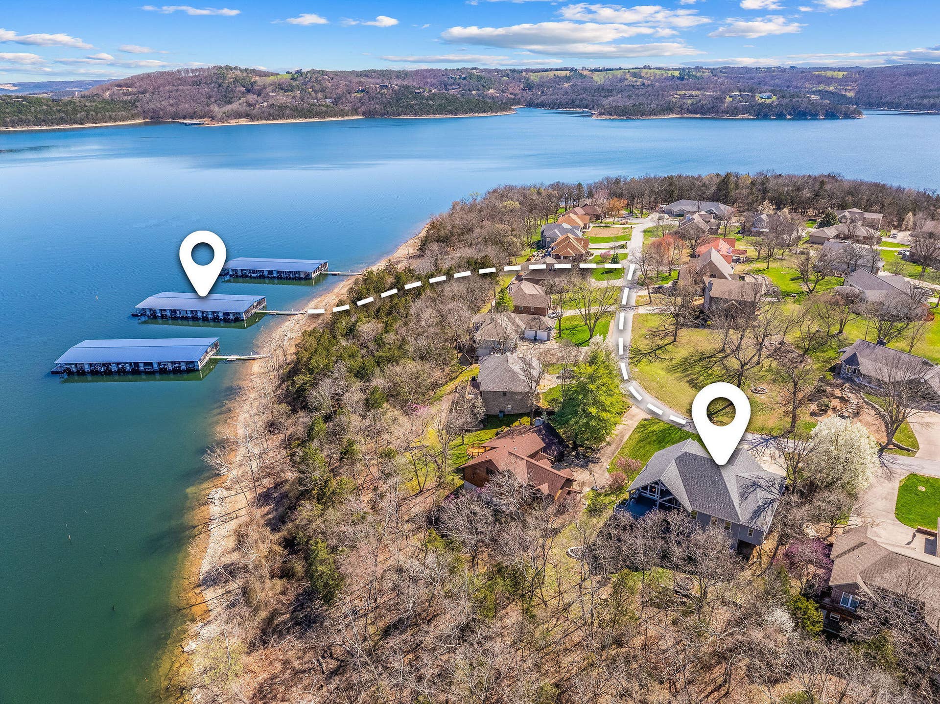 429 Hidden Shores Drive, Branson West, MO 65737 Boat Slip Available and Close!