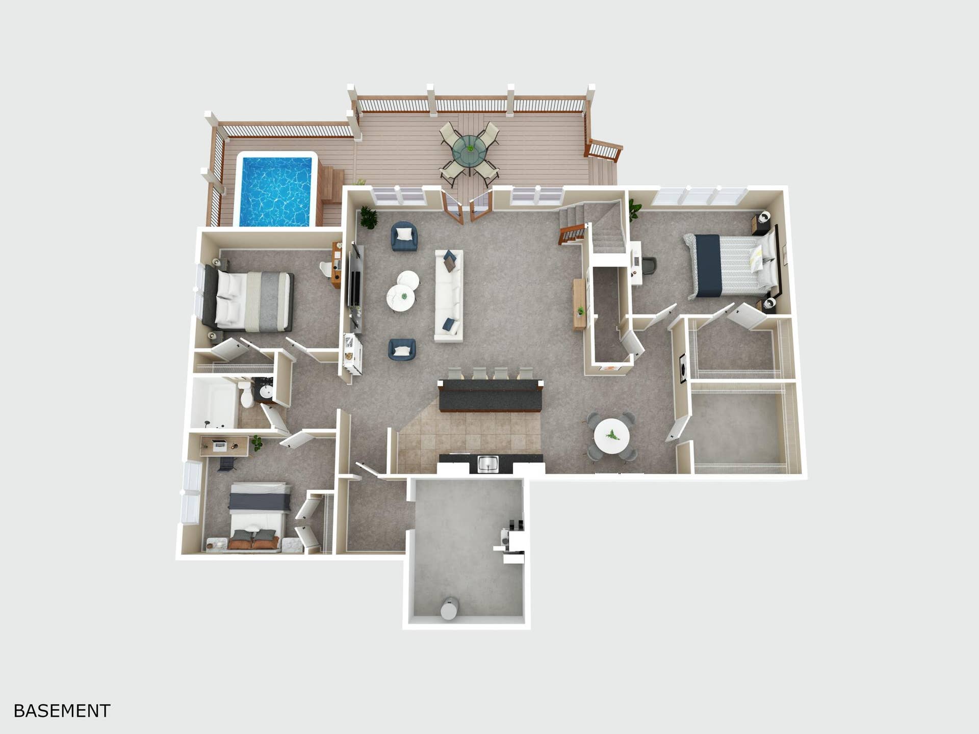Finished Basement Map