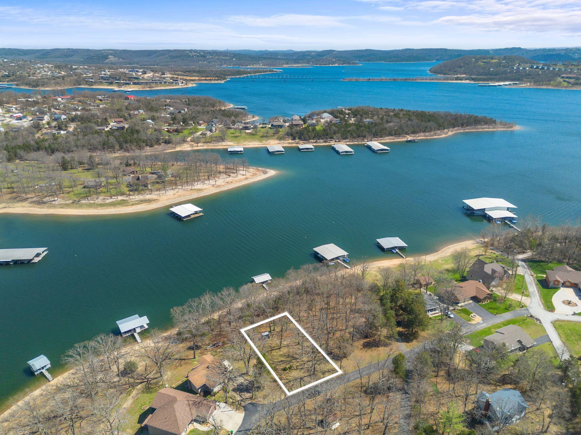 Lot 6 Silverbell Lane, Kimberling City, MO 65686 Lot-6-Silverbell-Dr-Aerial-Lakefront-KC