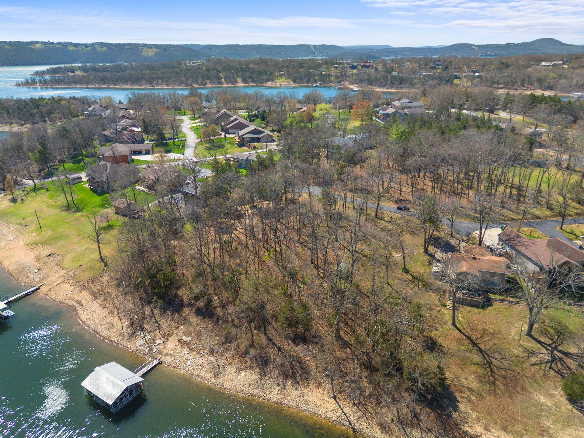 Lot 6 Silverbell Lane, Kimberling City, MO 65686 Lot-6-Silverbell-Dr-Lakefront-Bird's-Eye