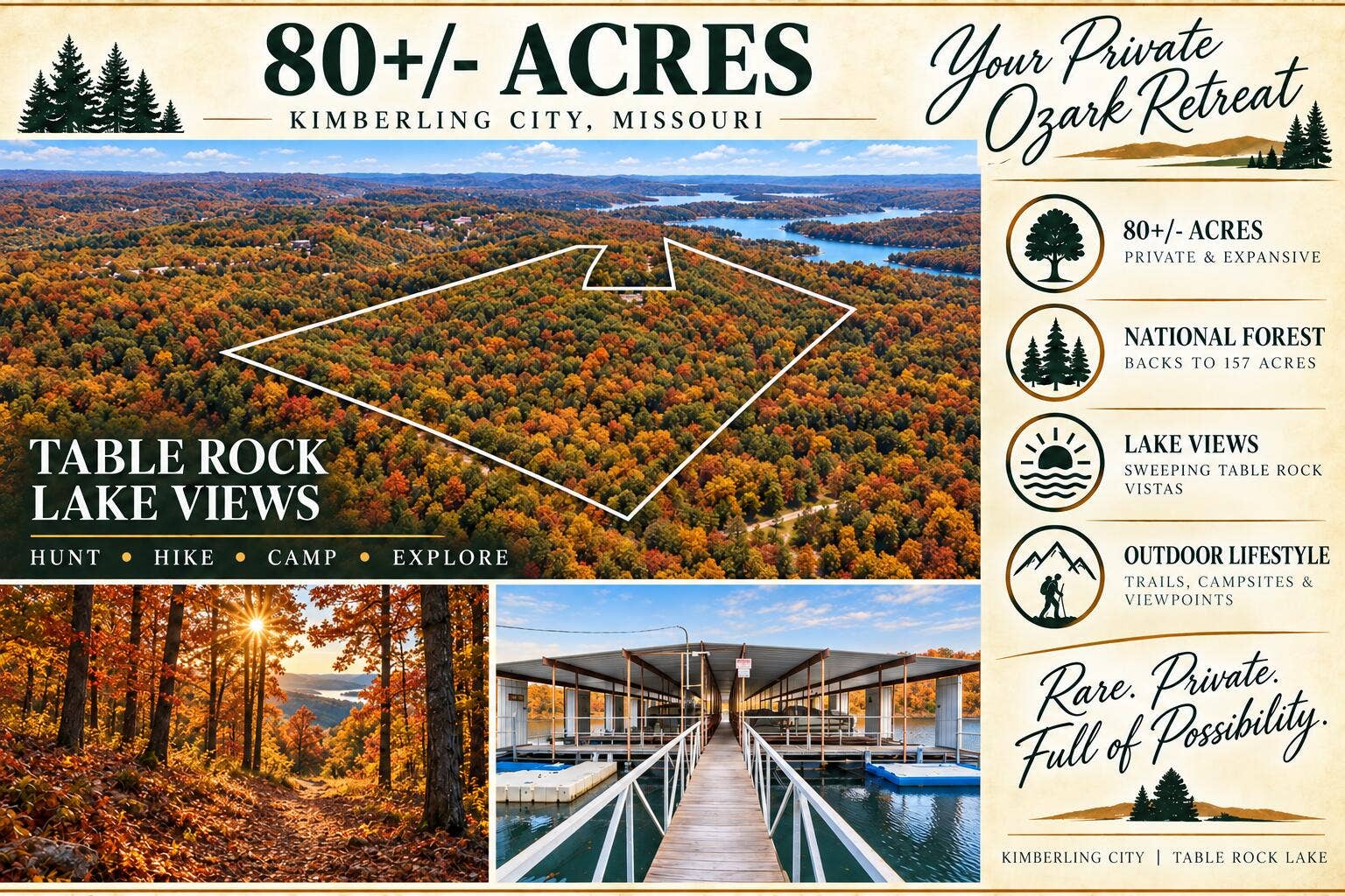 80 Acres Table Rock Lake