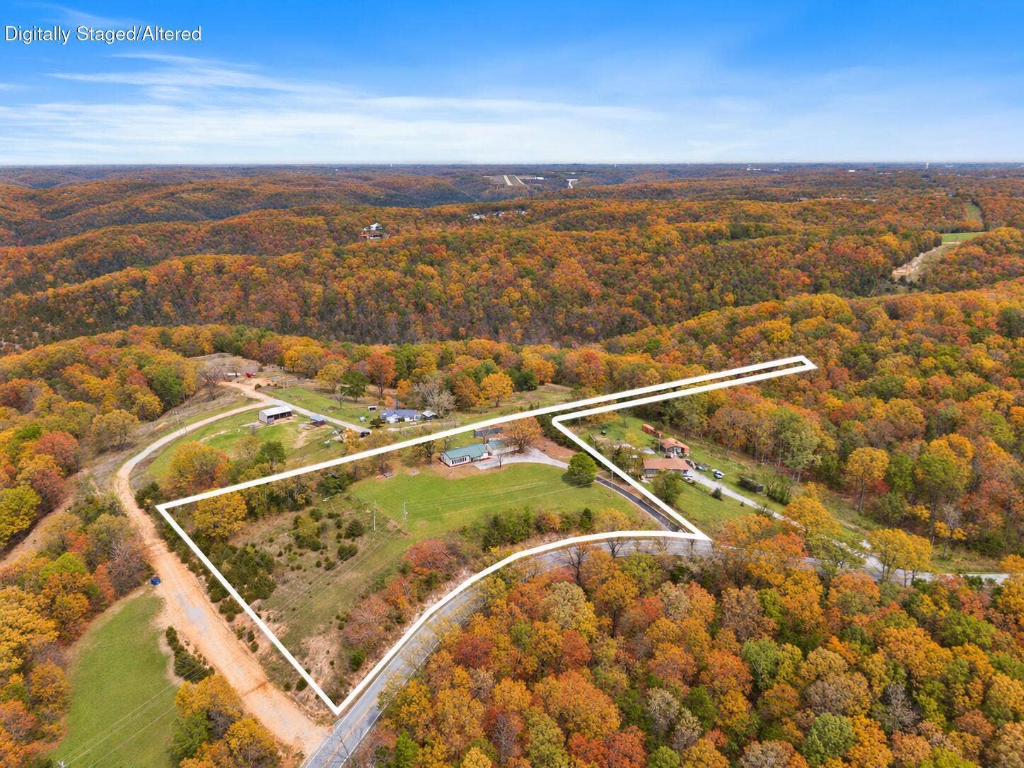 55 Kearney Lane, Reeds Spring, MO 65737 55-Kearney-Ln-Wide-Aerial-View