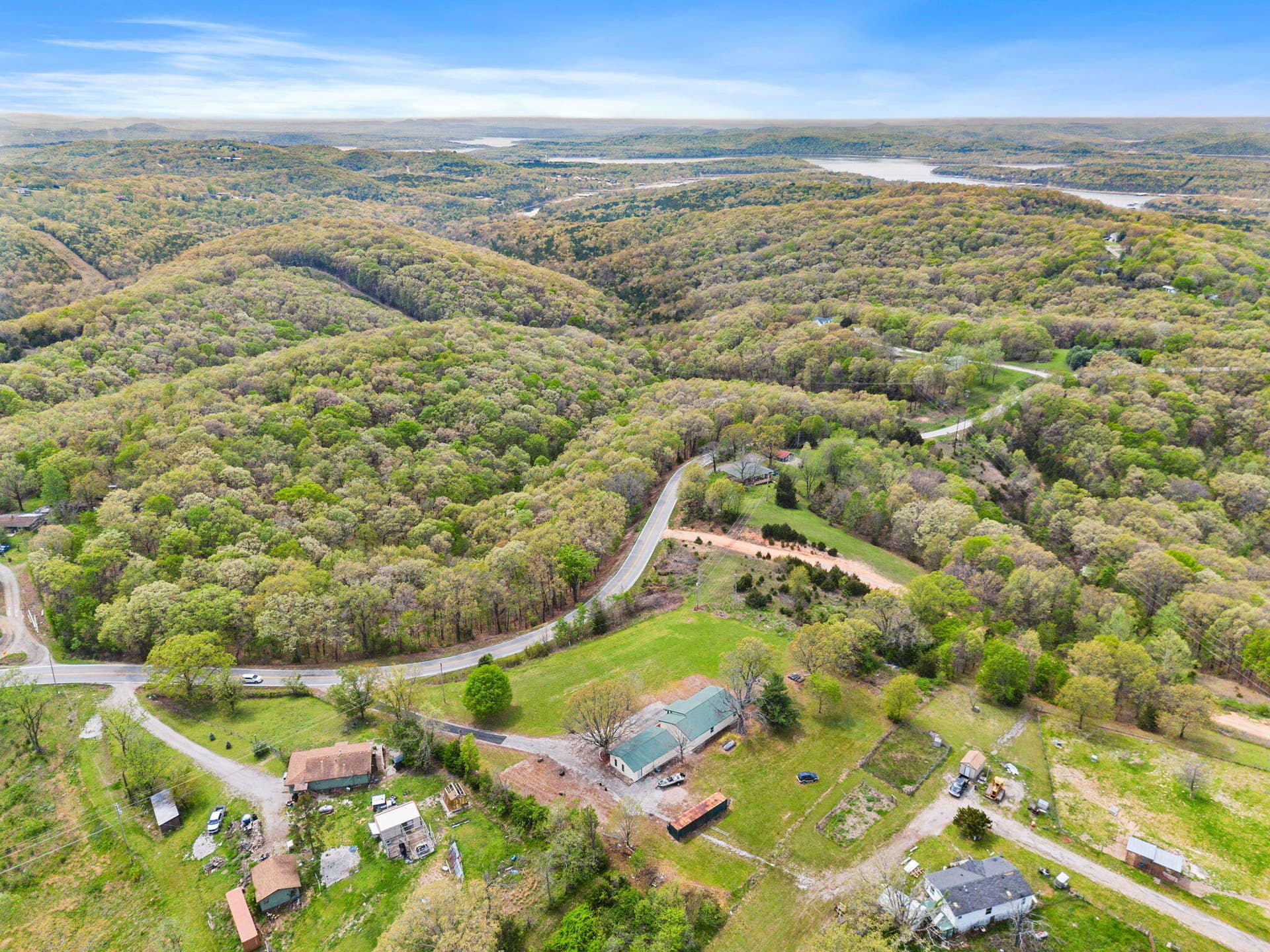 55 Kearney Lane, Reeds Spring, MO 65737 55-Kearney-Ln-Scenic-Aerial-Acreage