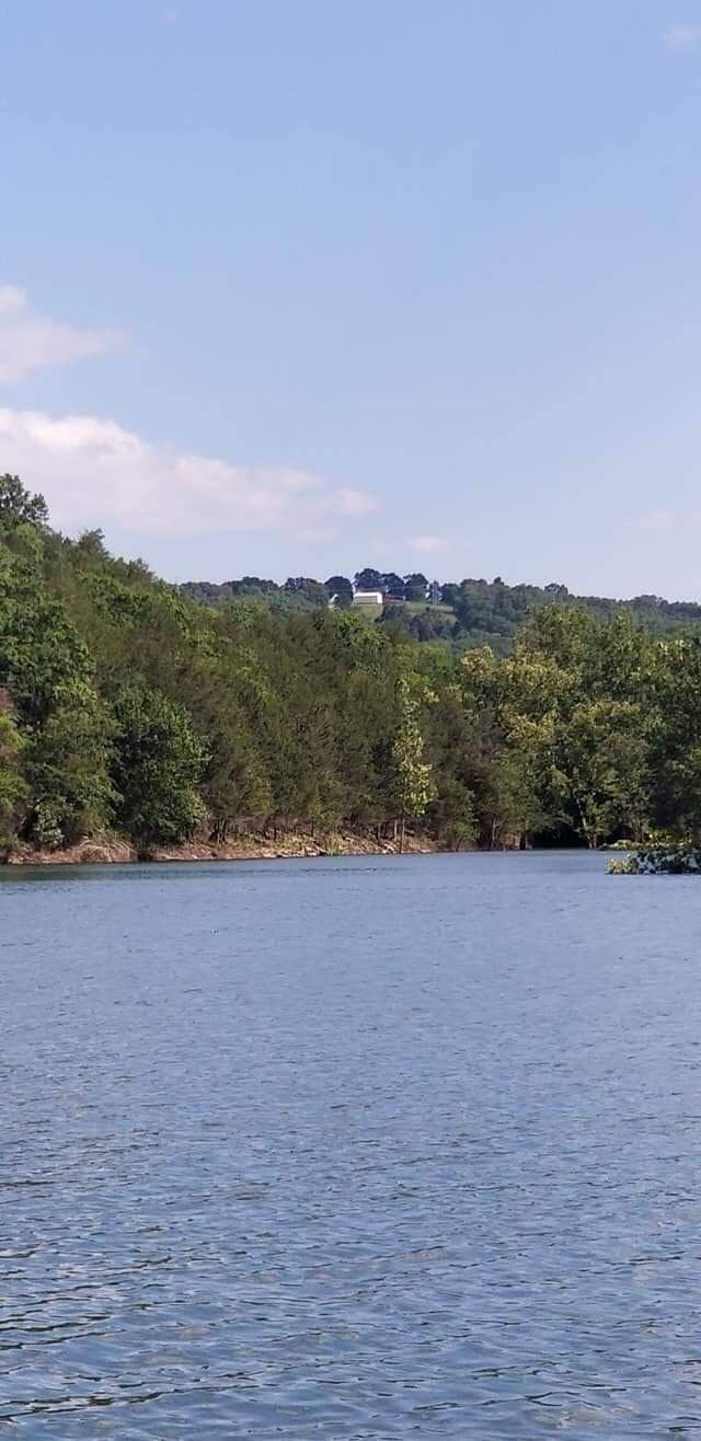 View of the barn on the property from Ta