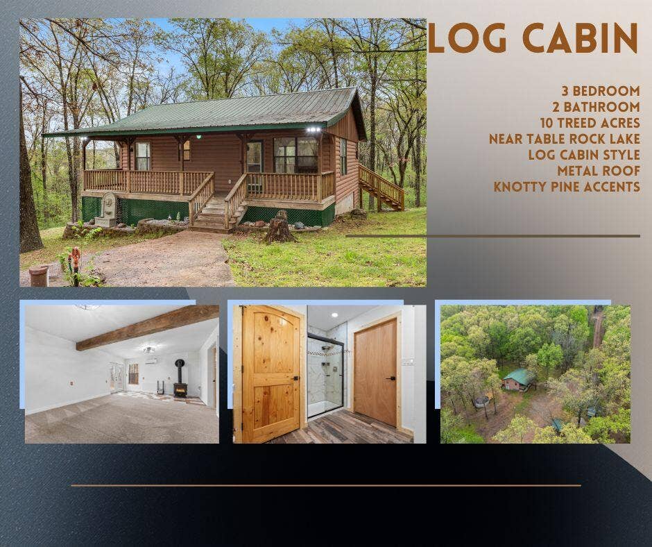 250 Little Road Lane, Reeds Spring, MO 65737 Log Cabin