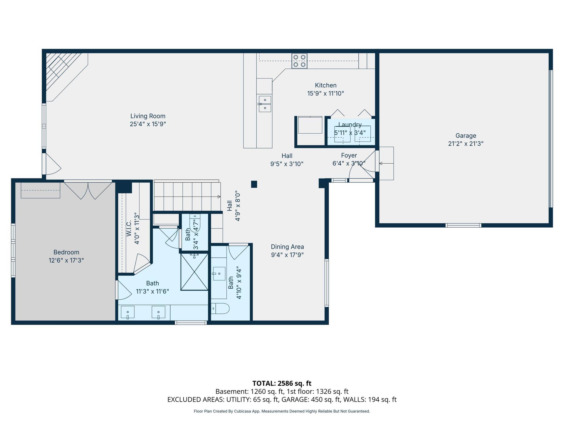 255 Point Seven Road, #1, Kimberling City, MO 65686 255-Point-Seven-Rd-1-Main-Lvl-Floorplan