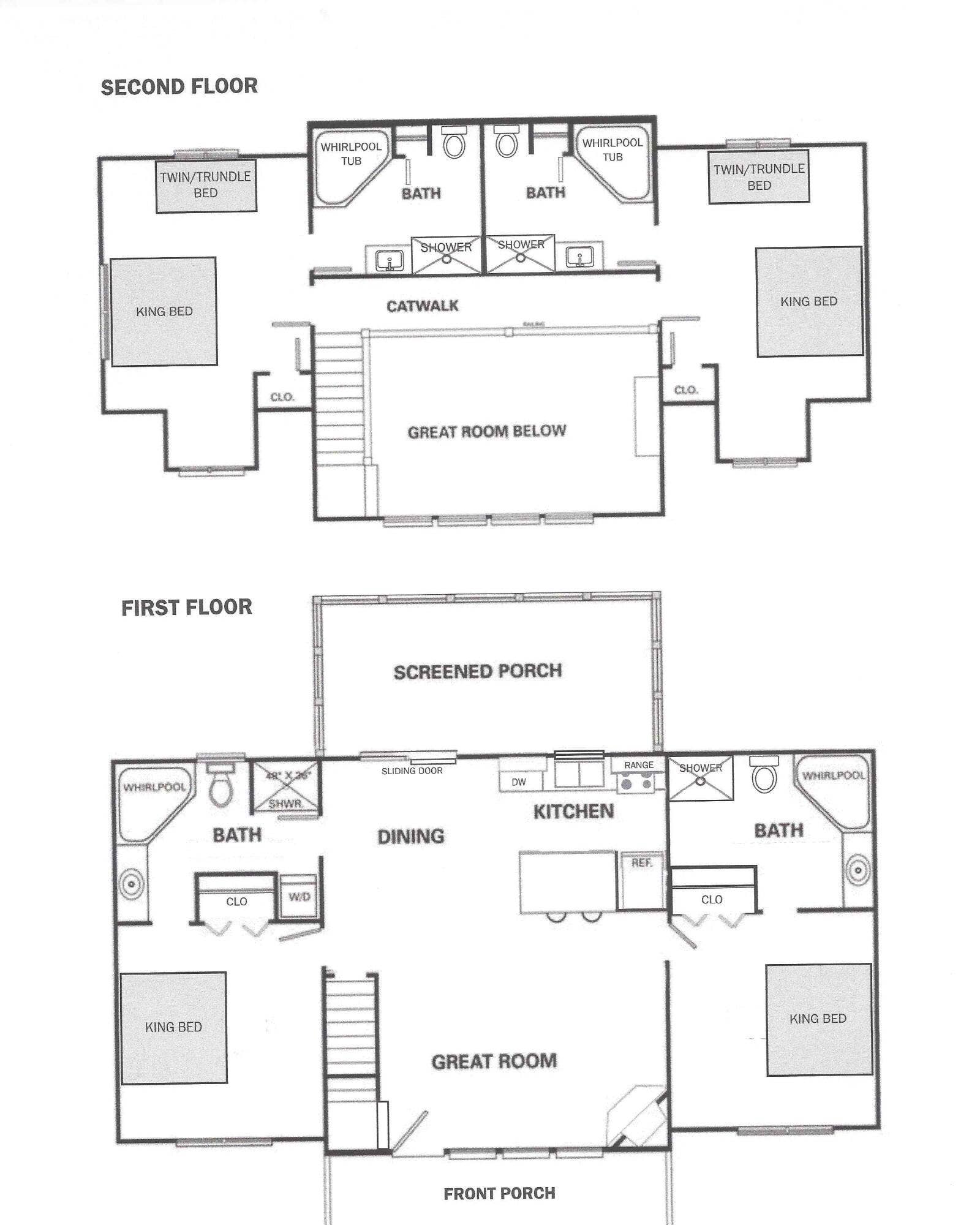 111 (#136) Garber Avenue, Branson West, MO 65737 Floor Plan