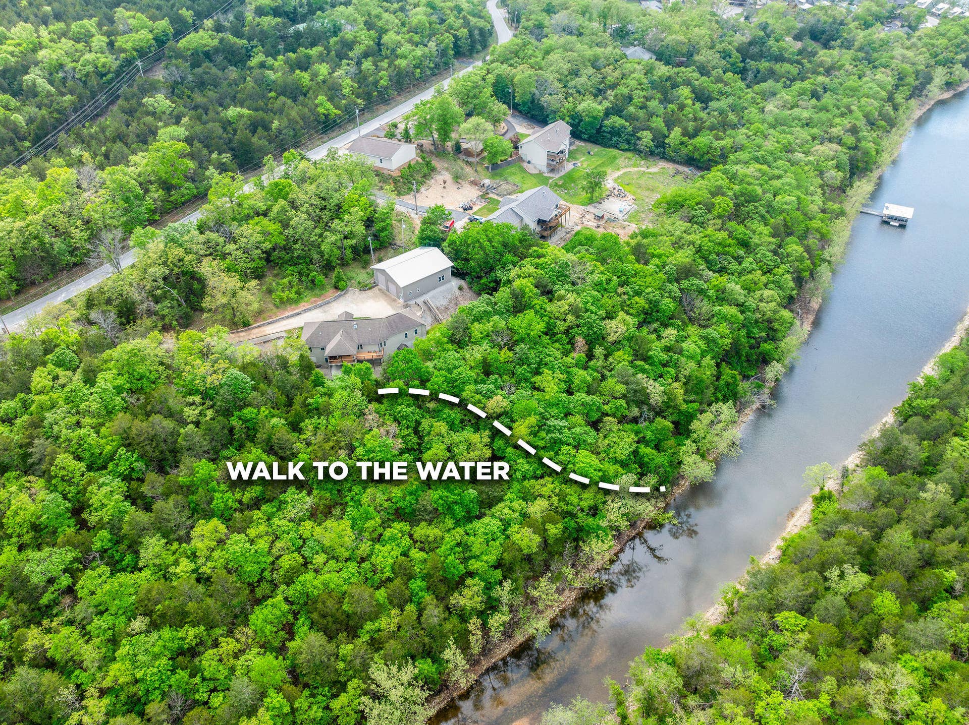 625 Little Aunts Creek Road, Kimberling City, MO 65686 Walking Path to Table Rock Lake