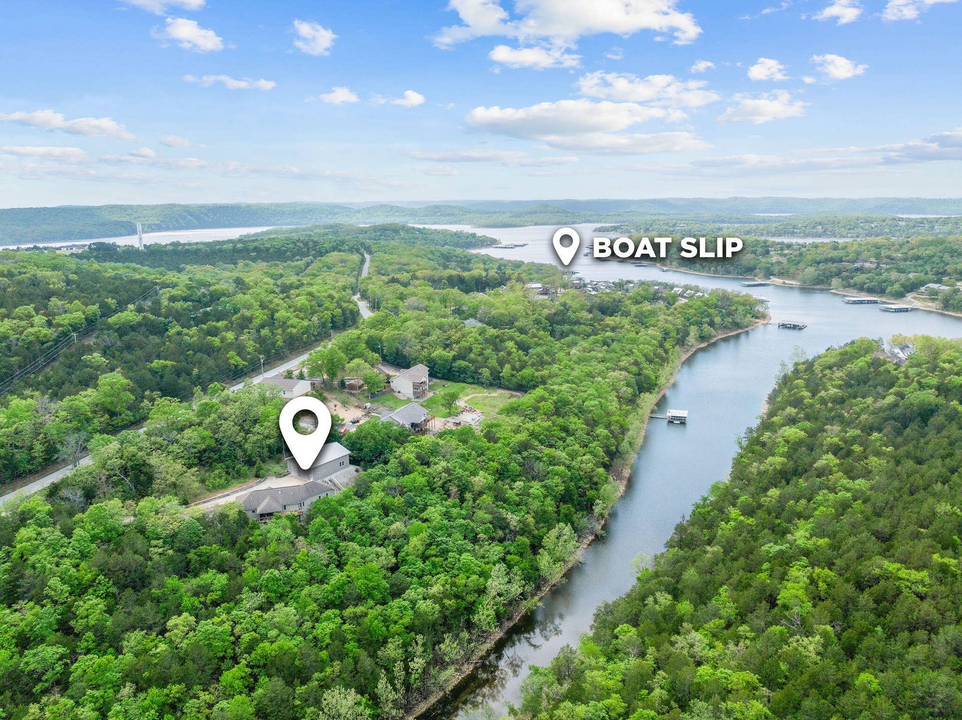 625 Little Aunts Creek Road, Kimberling City, MO 65686 Lakefront and Boat Slip Available
