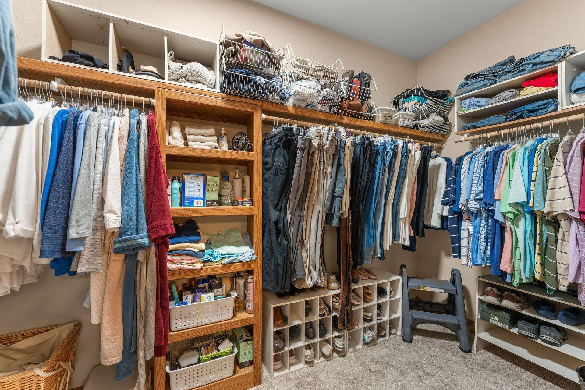 Primary walk-in closet