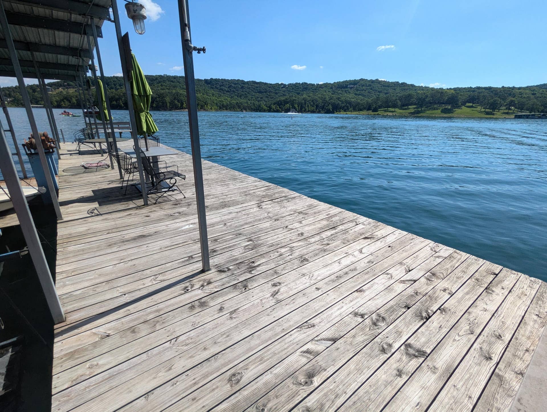 127 Kachina Trail, Branson West, MO 65737 Swim deck on dock