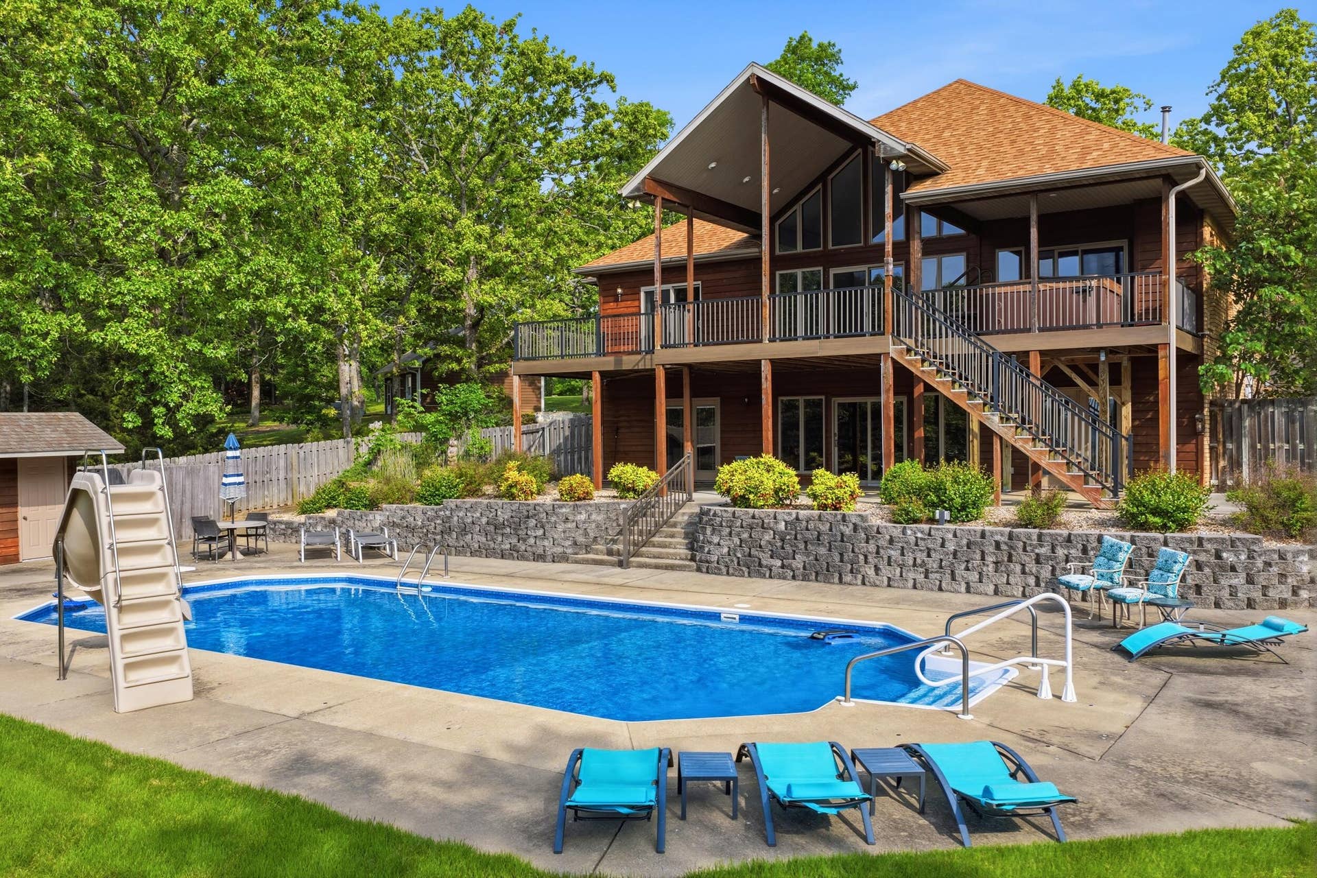 536 Morgan Trail, Branson West, MO 65737 Swim, Slide, Smile