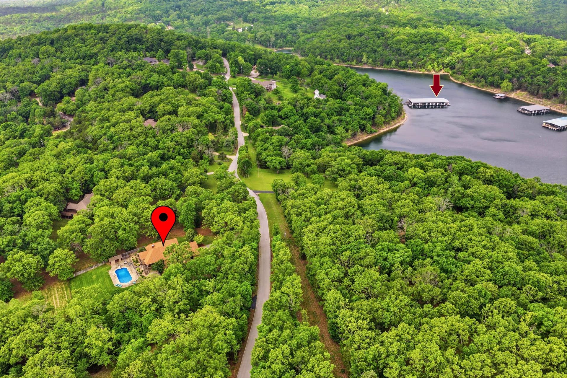 536 Morgan Trail, Branson West, MO 65737 Your Lake Route