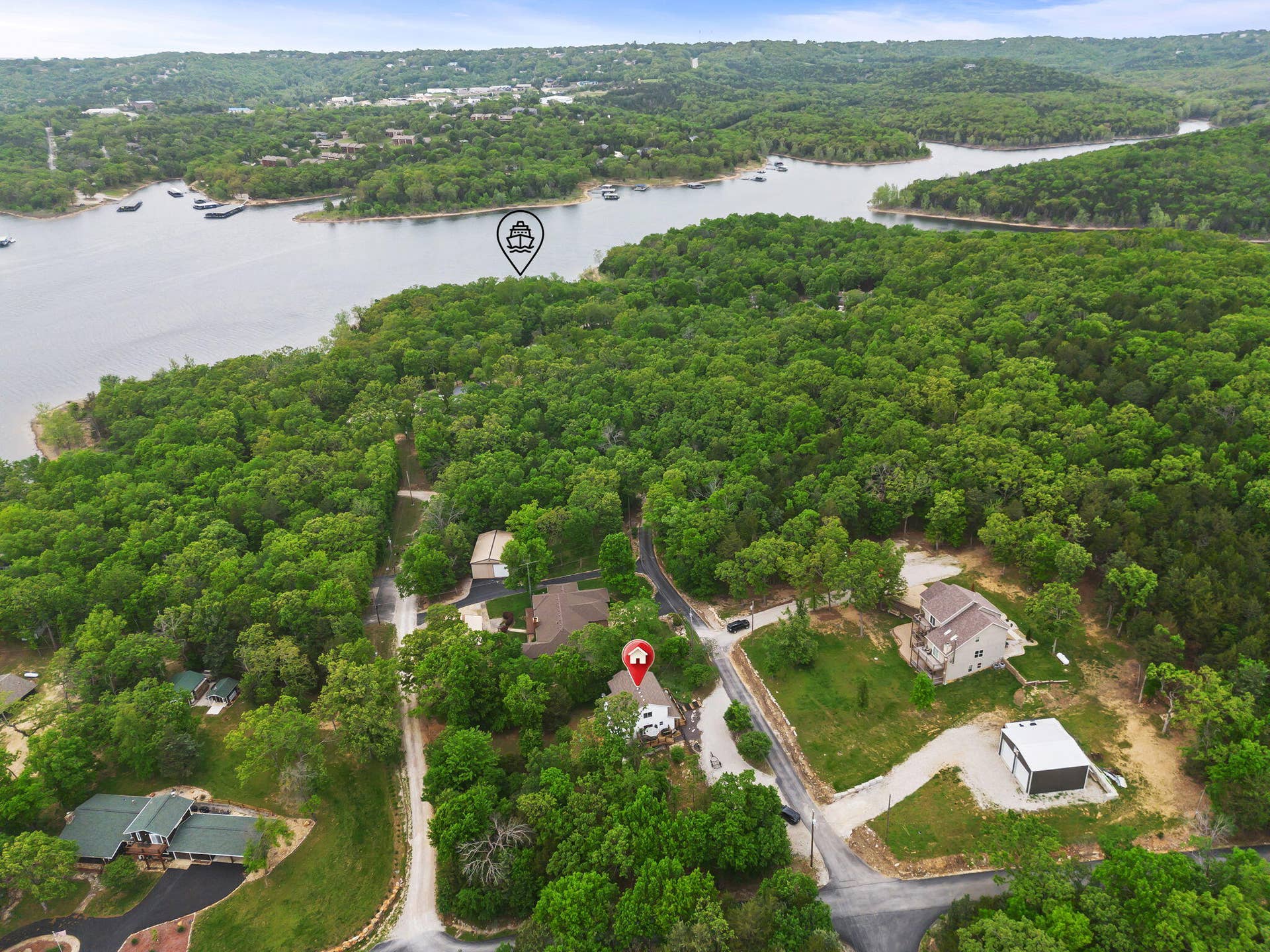 599 Holiday Acres Circle, Branson West, MO 65737 599-Holiday-Acres-Cir-Walk-to-Slip
