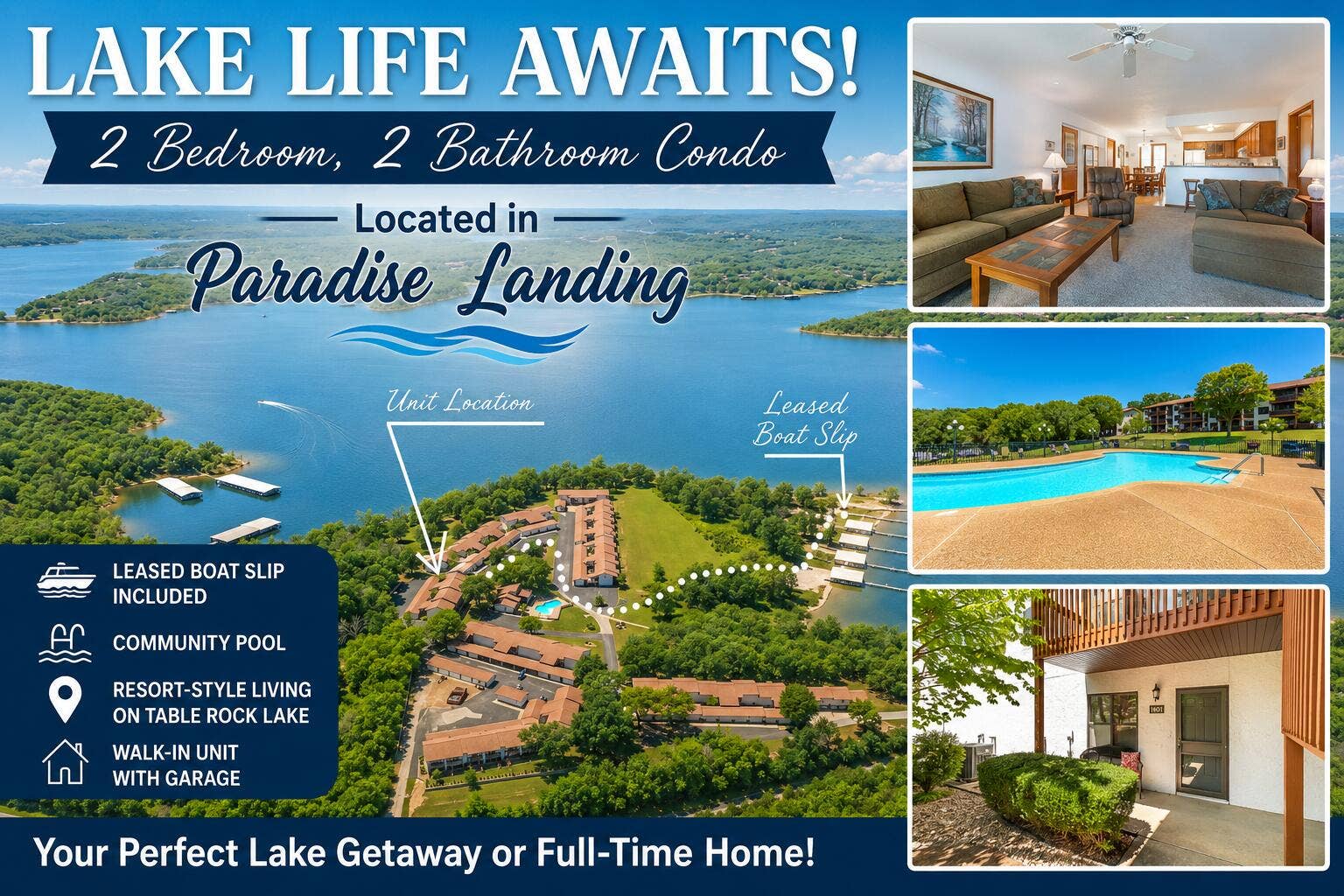 1601 Paradise Landing Road, #C 1, Kimberling City, MO 65686 1601 Paradise Landing