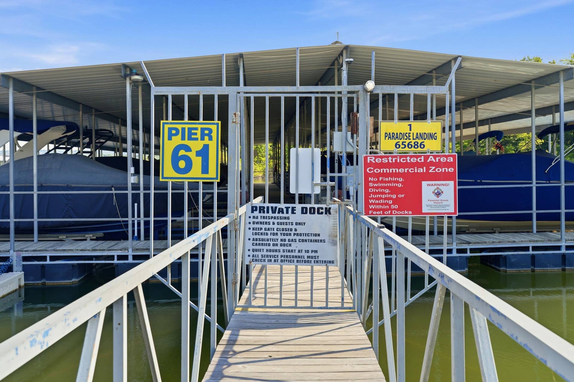 Boat Dock Entry
