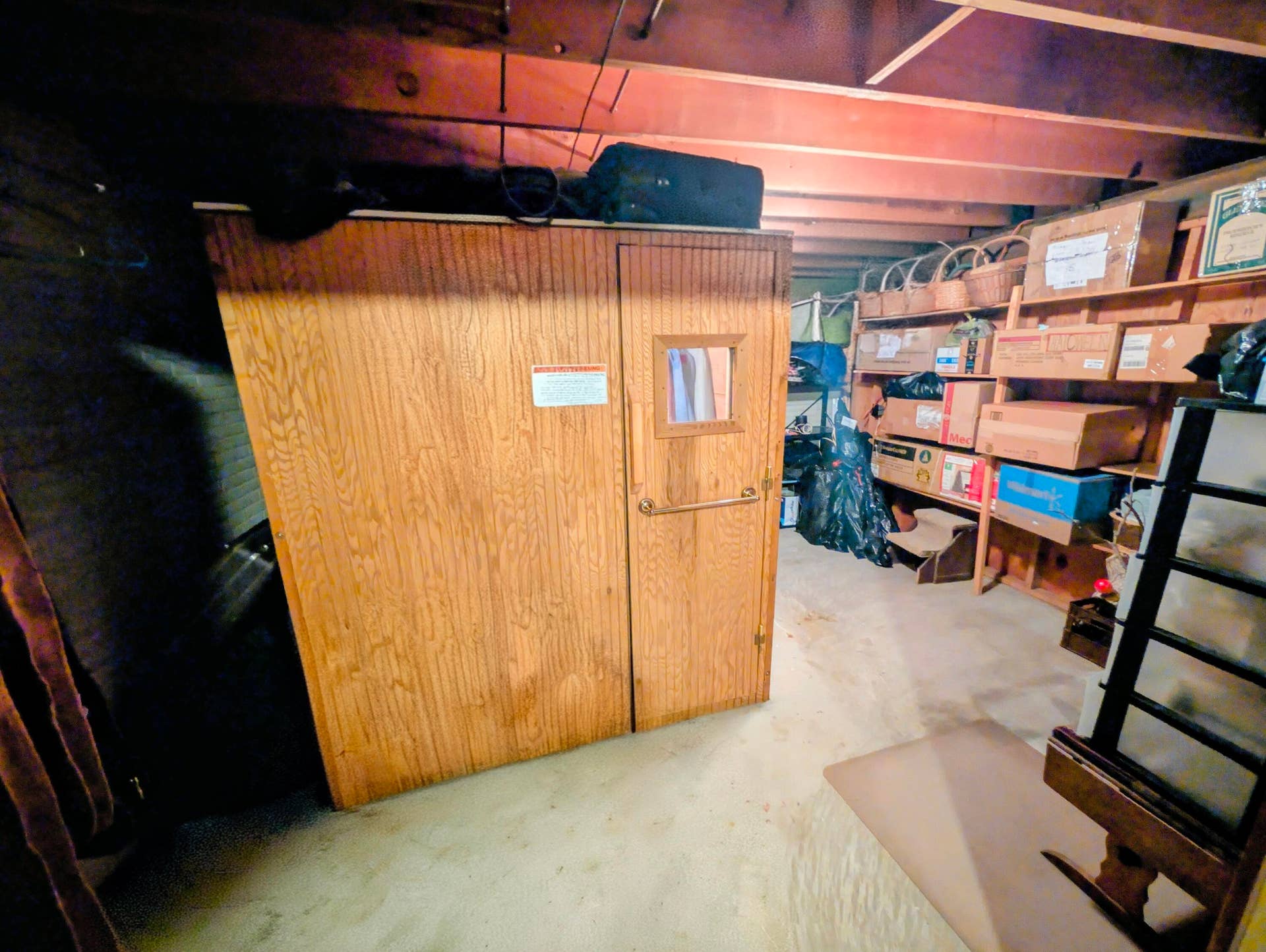 Sauna and Storage