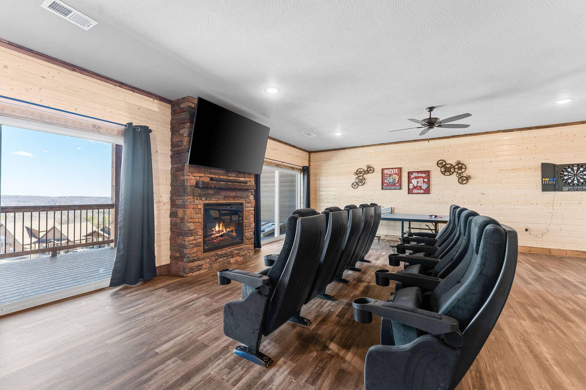 Spacious Movie Theater