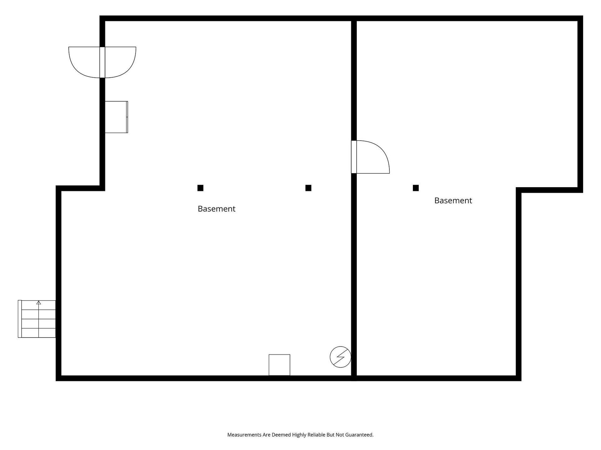 201 Point Seven Road, #8, Kimberling City, MO 65686 Bottom Level Floor Plan