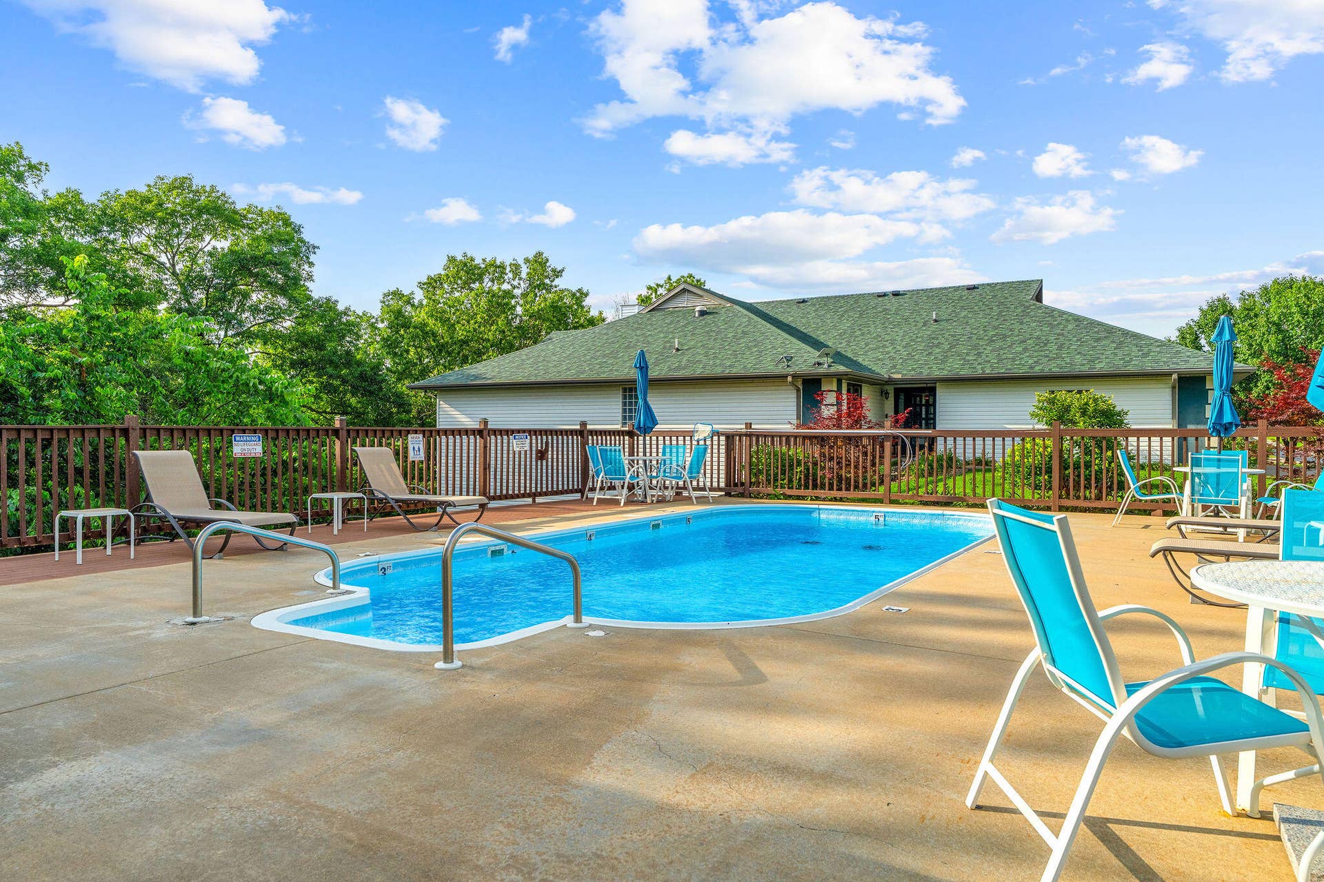 201 Point Seven Road, #8, Kimberling City, MO 65686 Pool Just Below the Home