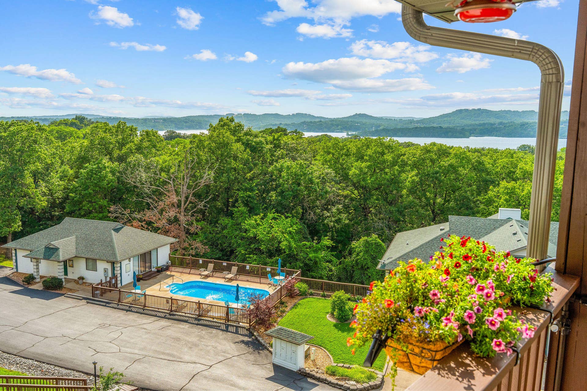 201 Point Seven Road, #8, Kimberling City, MO 65686 Upper Level Clubhouse/Pool View