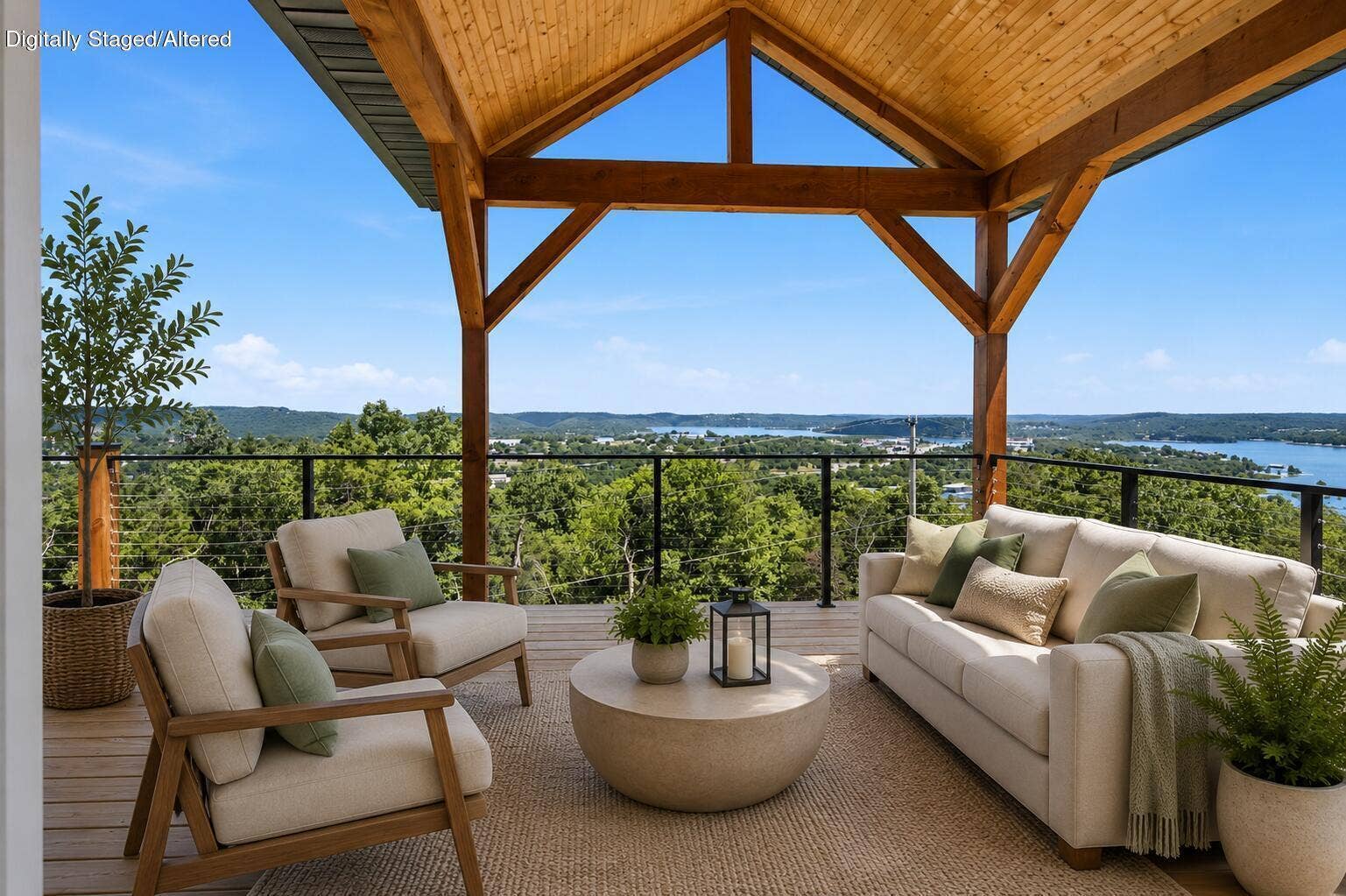 24 Hickory Drive, Kimberling City, MO 65686 Upstairs deck