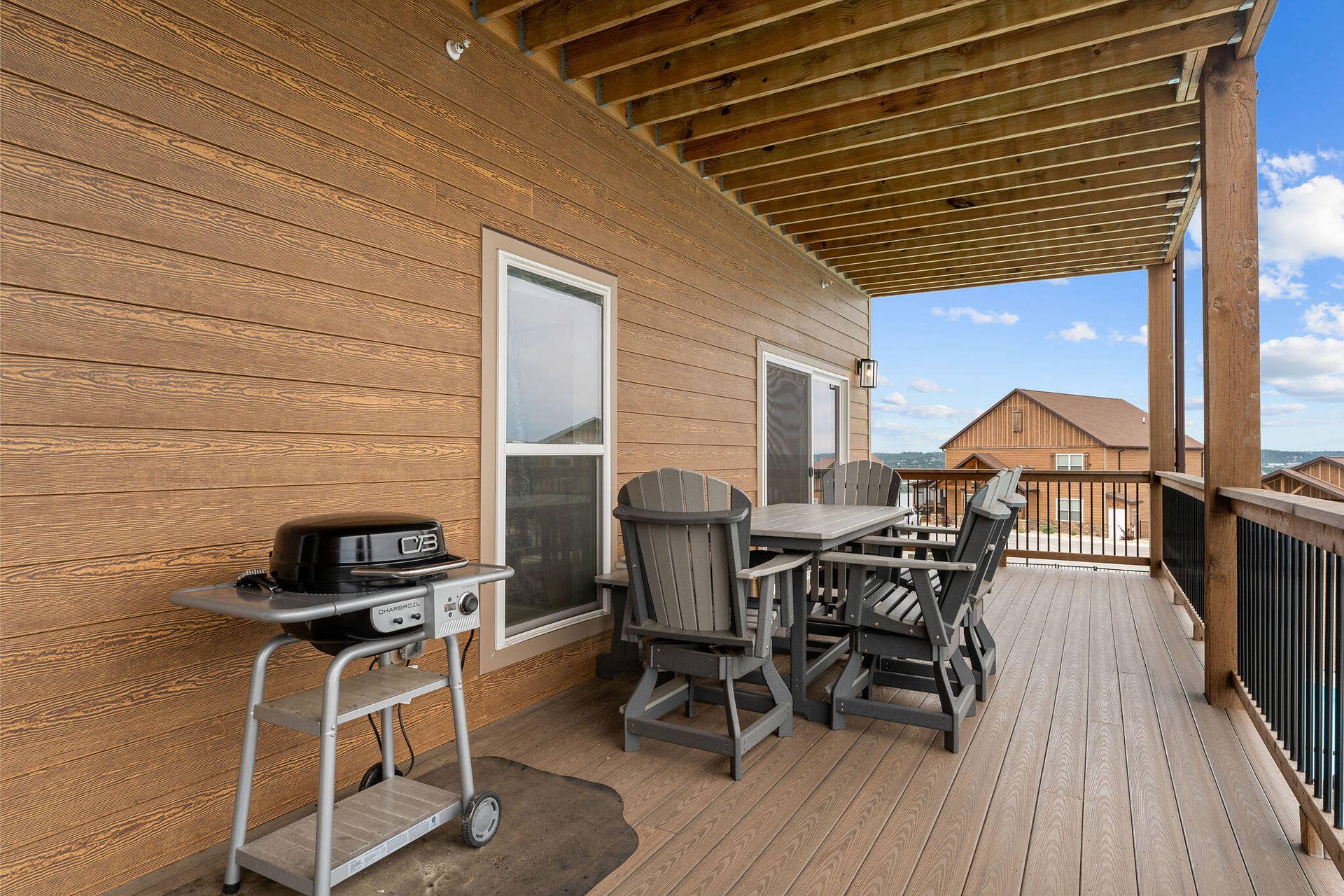 Oversized Covered Deck